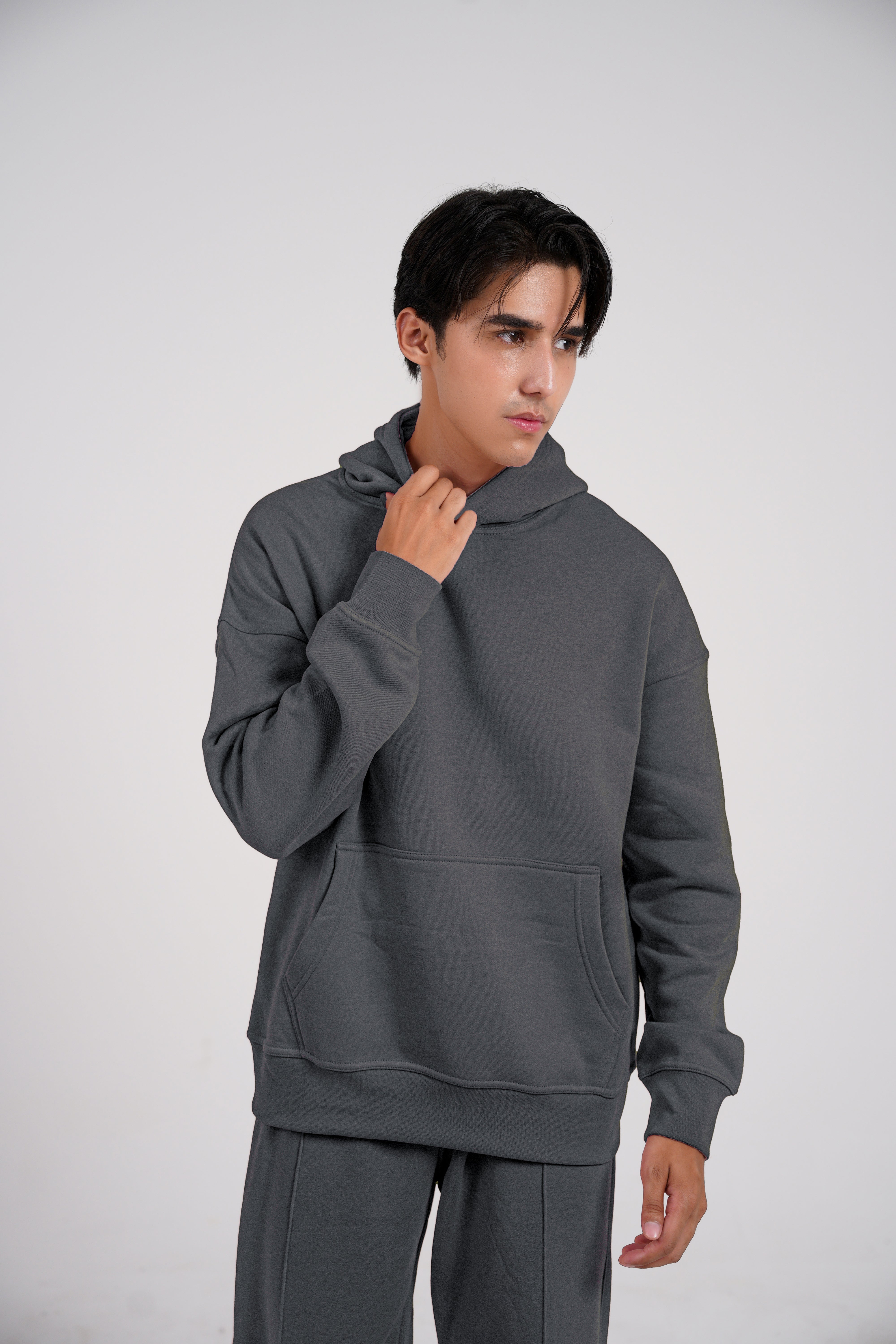 Graphite Muse Oversized Hoodie Men