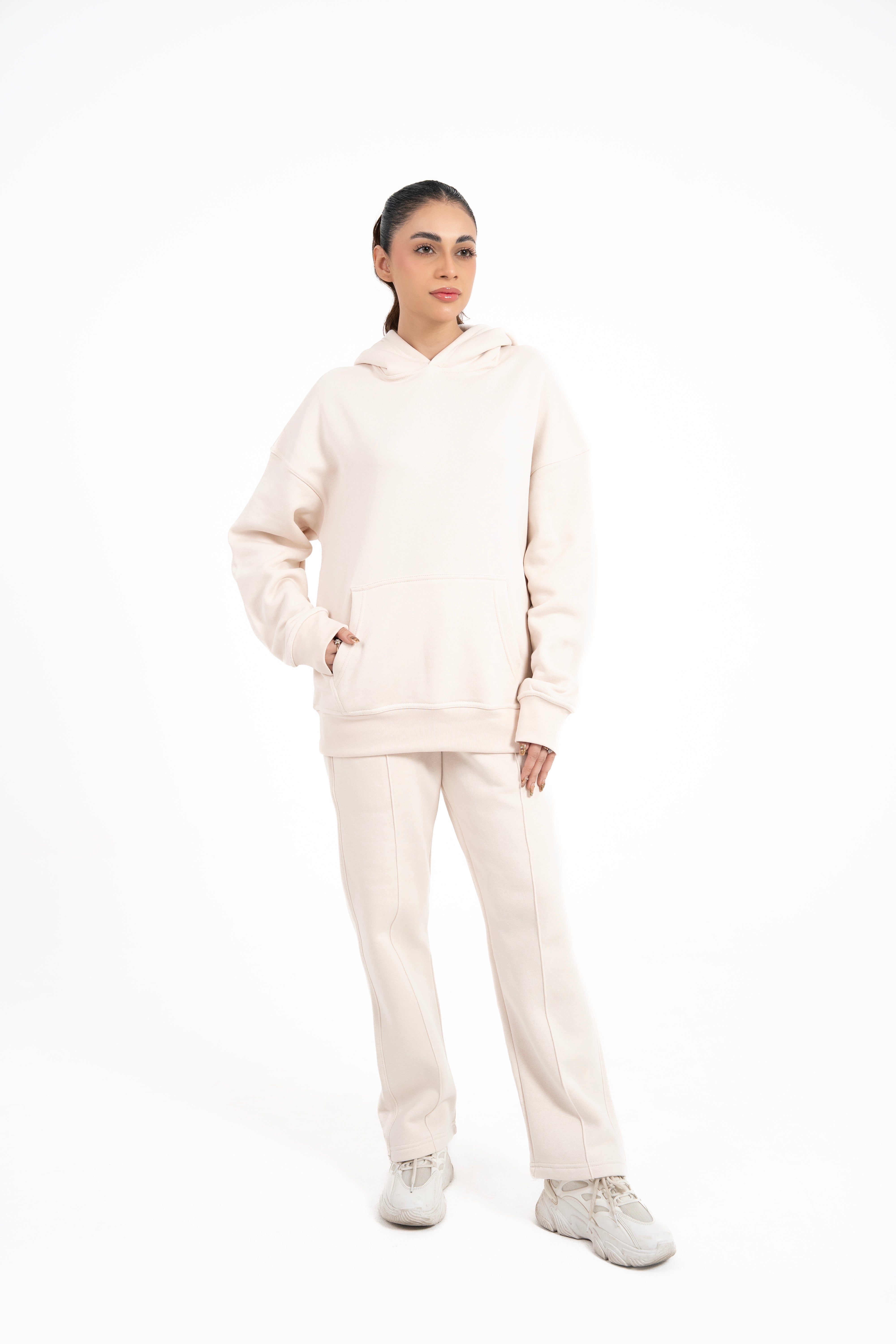 Ivory Ease Straight Sweatpants