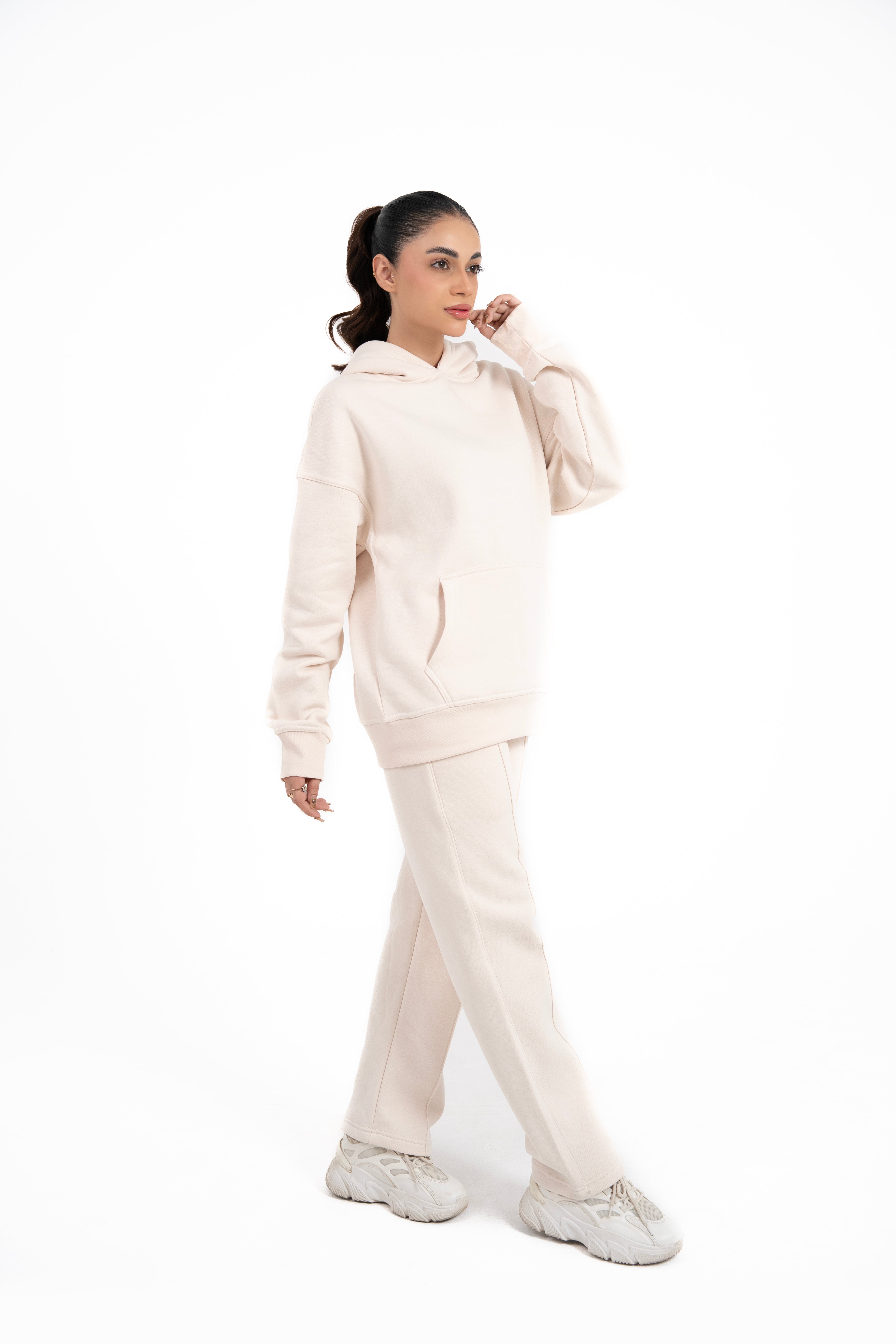 Ivory Ease Straight Sweatpants