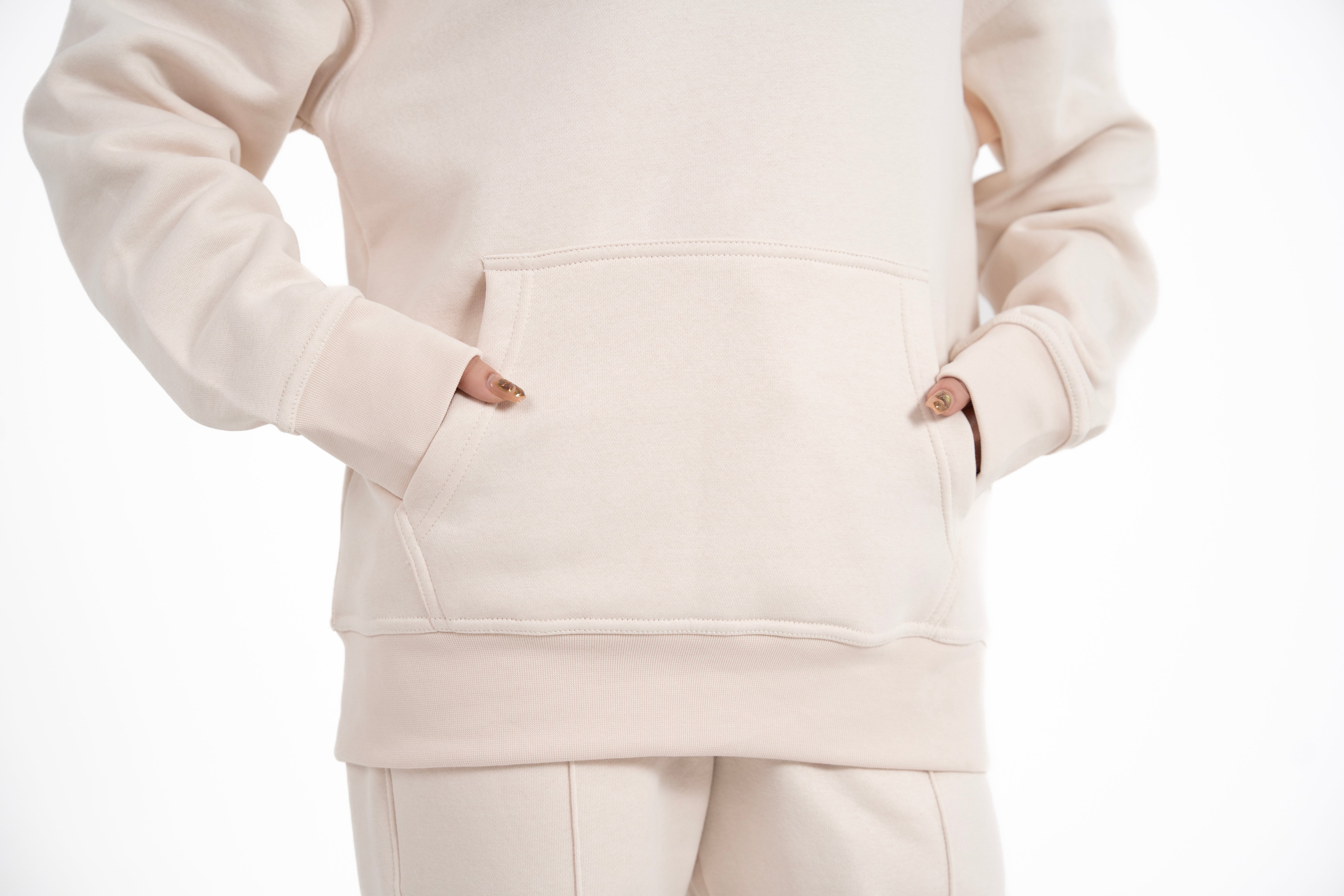 Ivory Whisper Oversized Hoodie