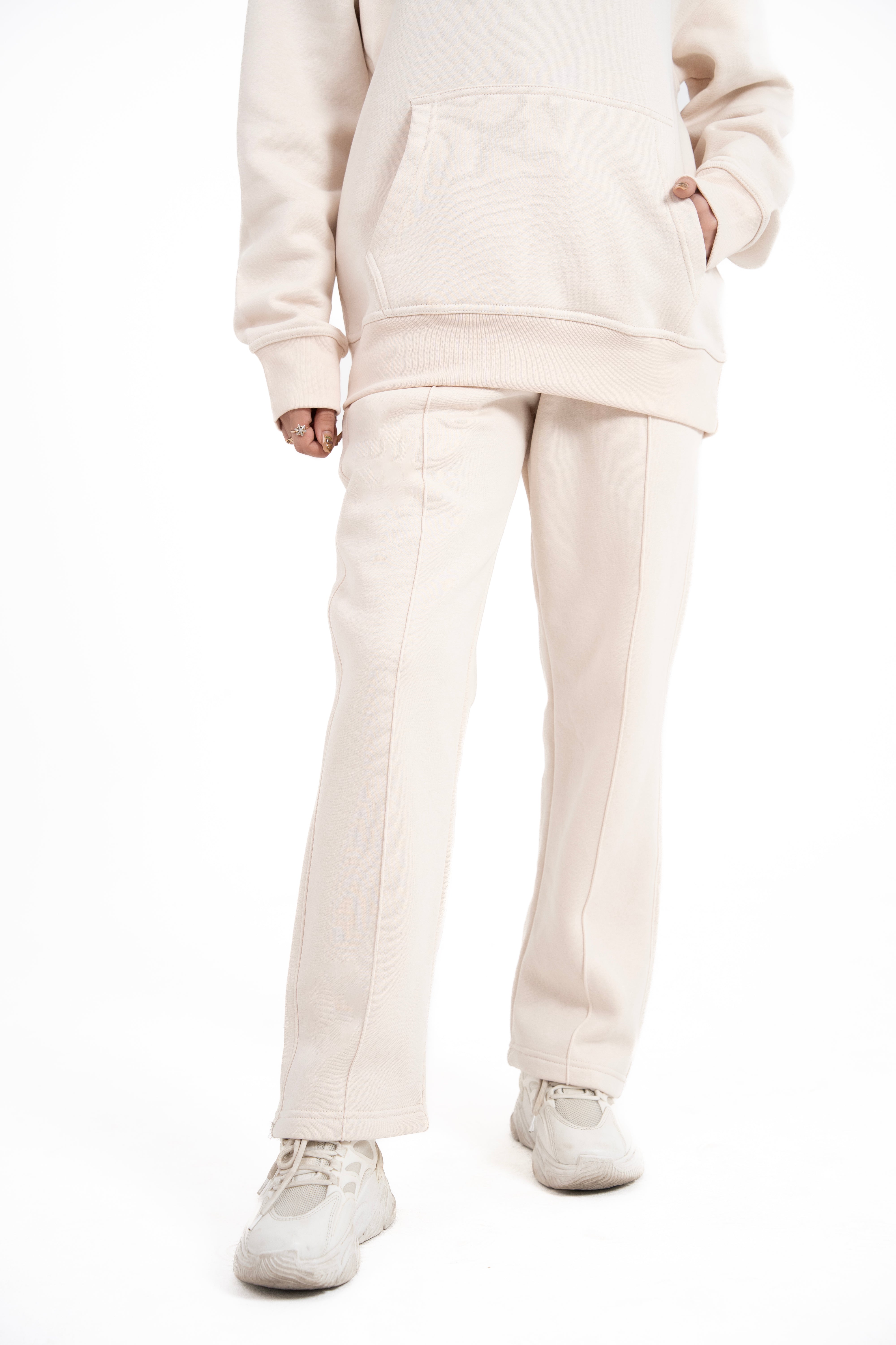 Ivory Whisper Oversized Hoodie