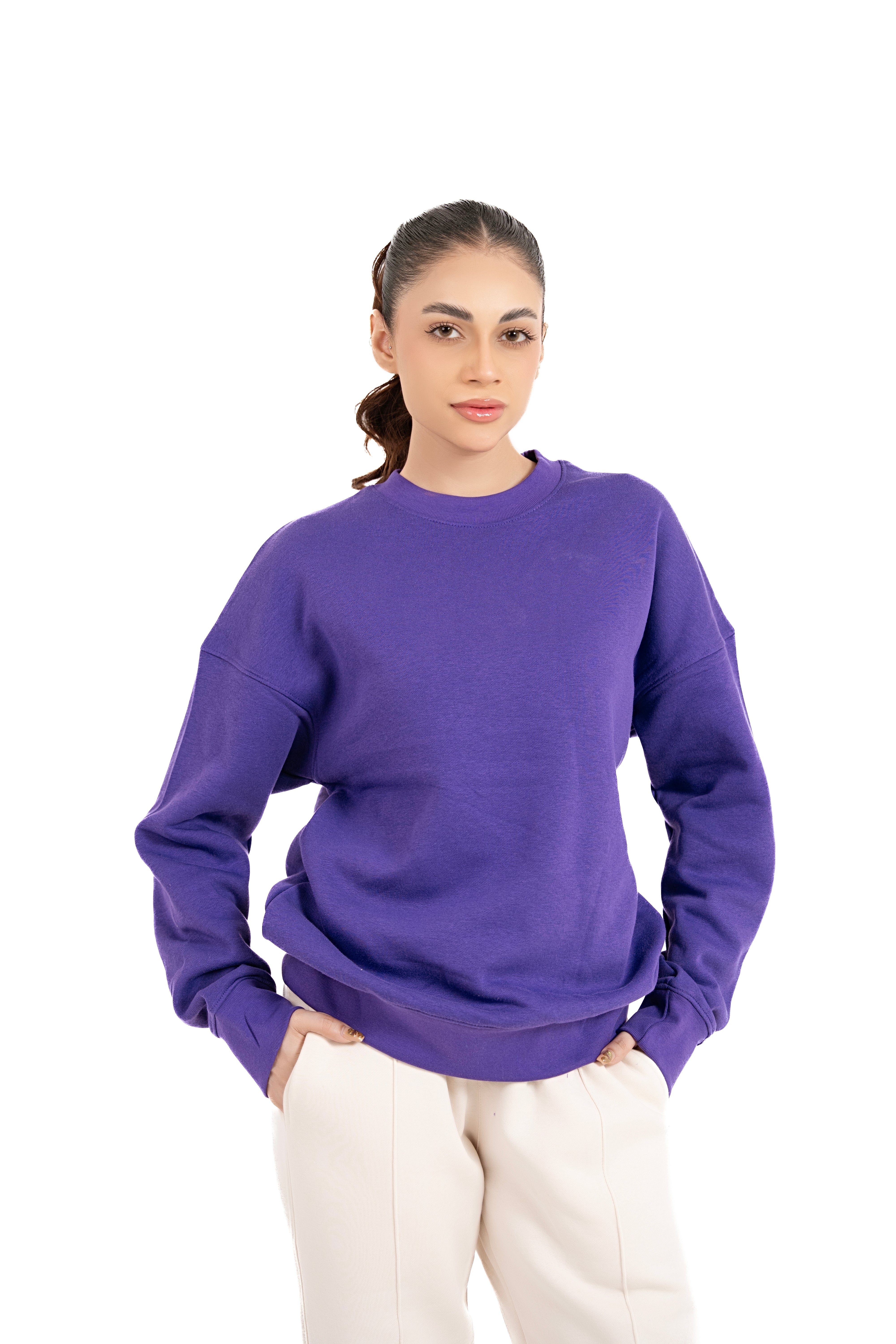 Amethyst Muse Oversized Sweatshirt