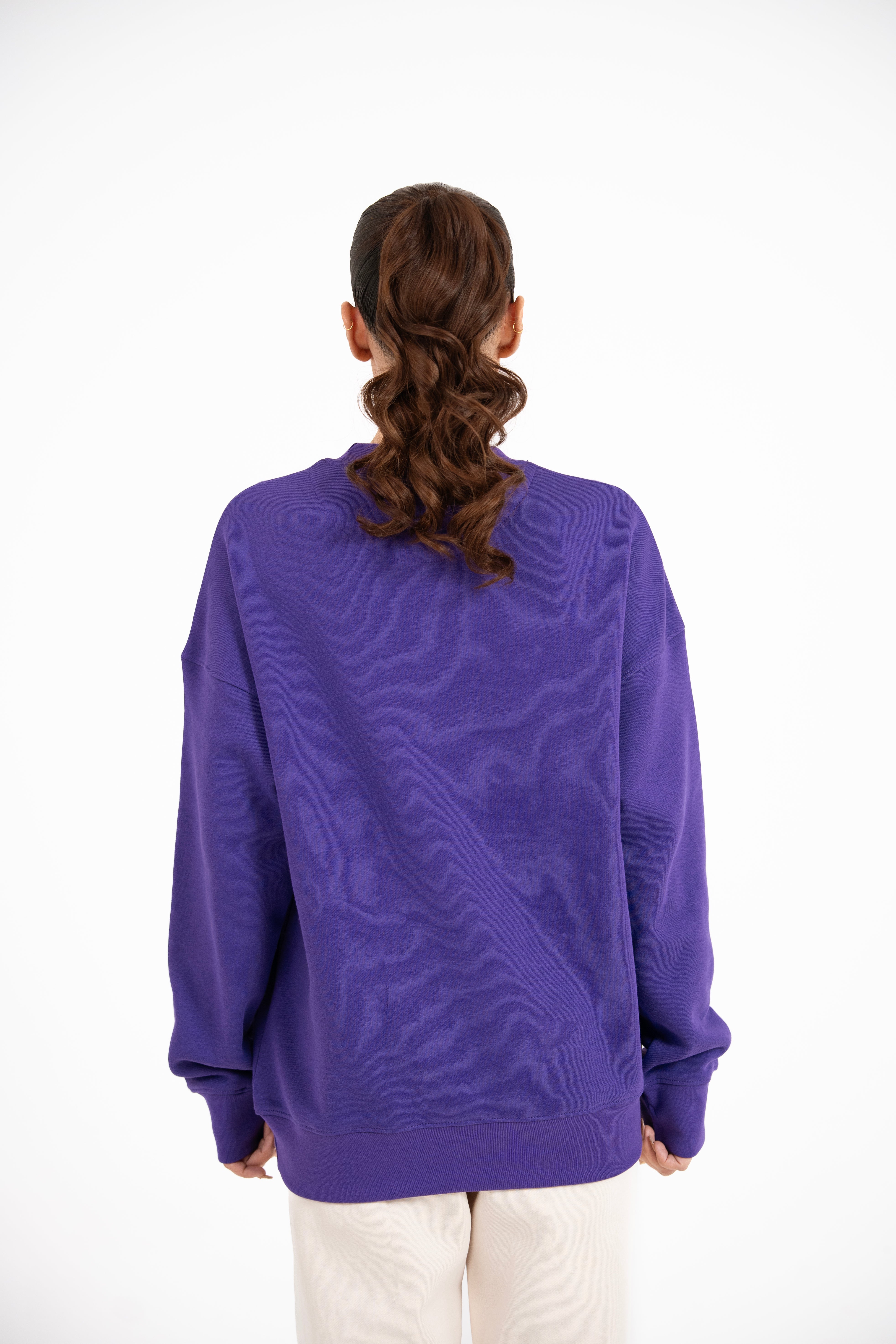 Amethyst Muse Oversized Sweatshirt