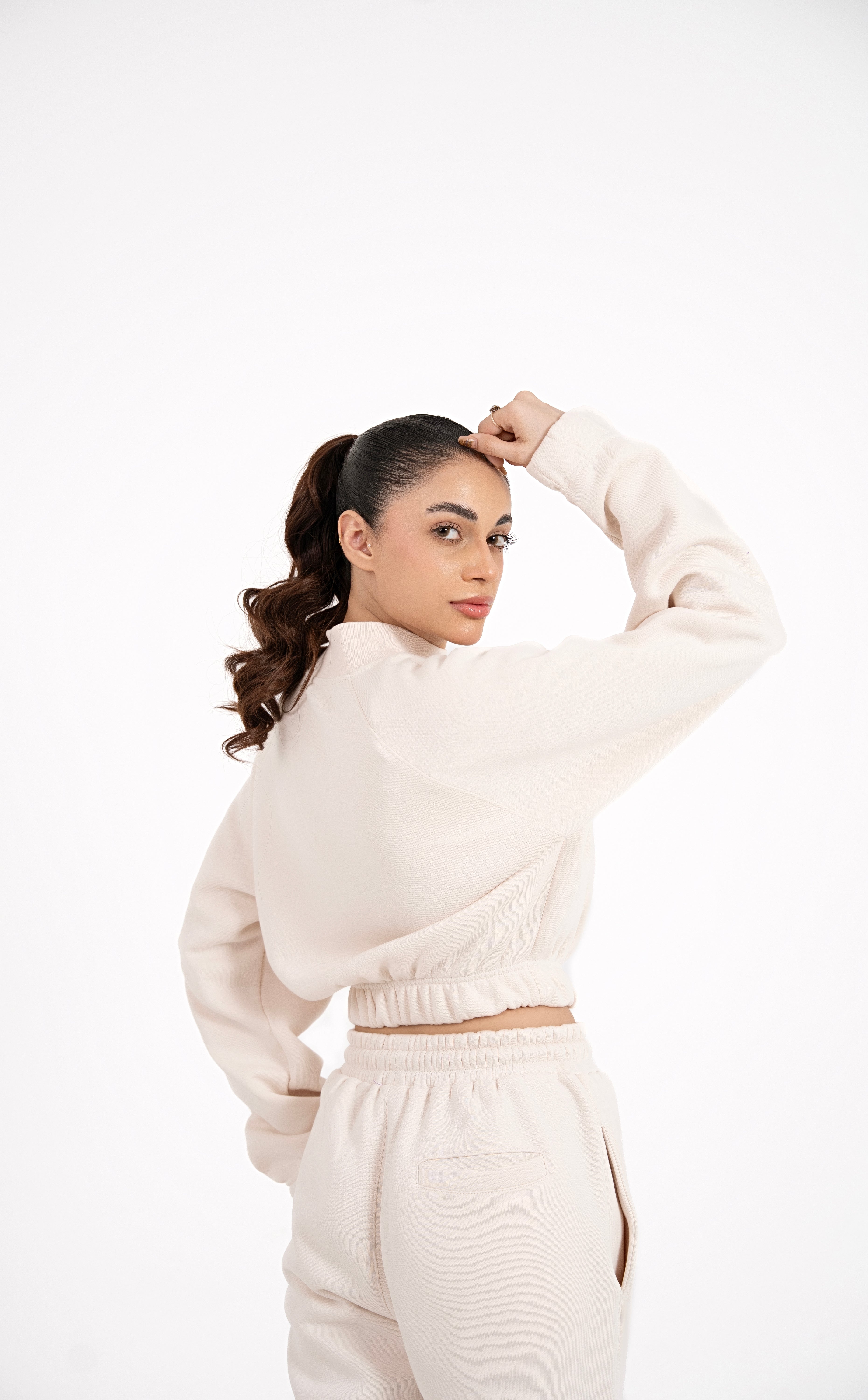 Ivory Ease Straight Sweatpants