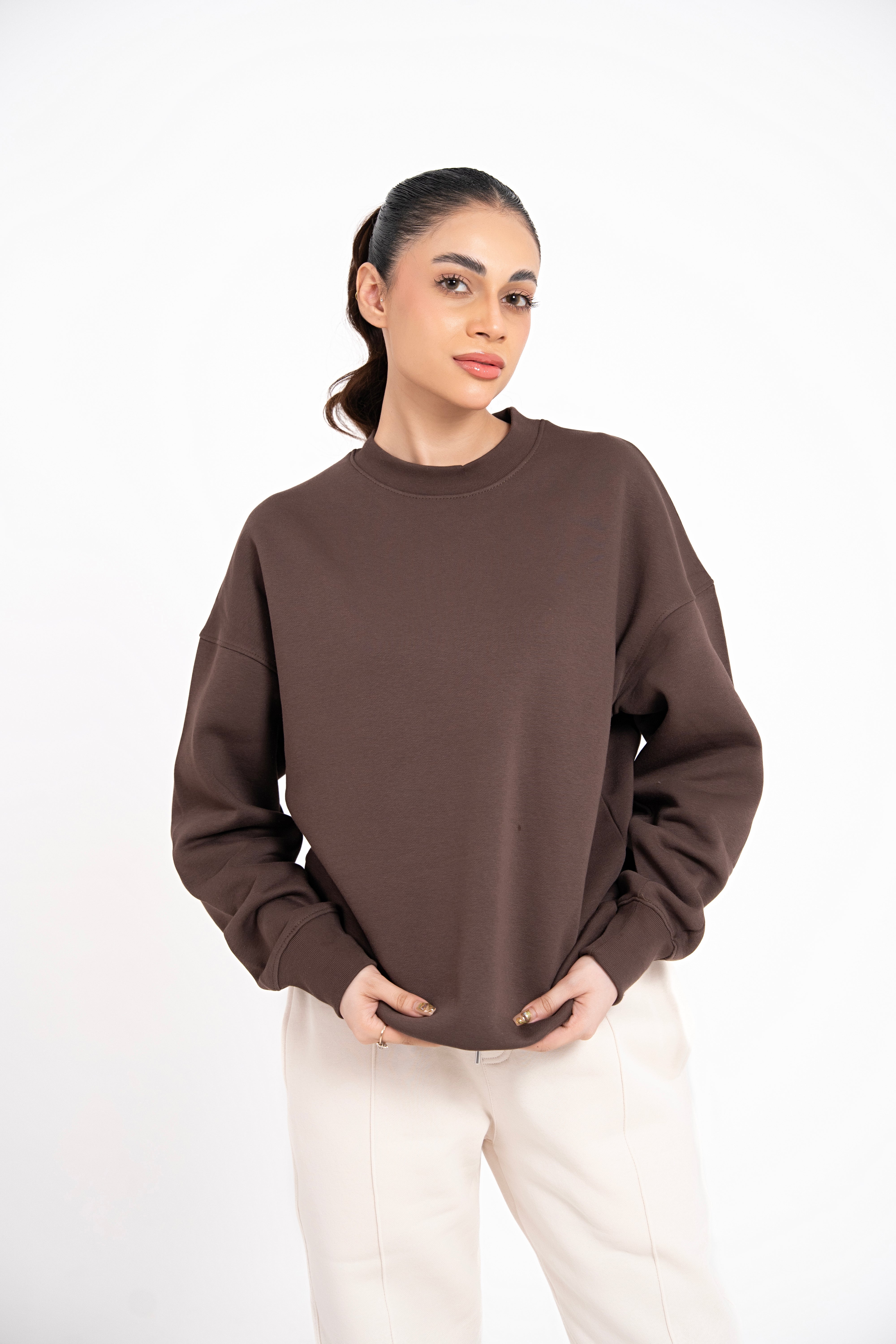 Cocoa Haven Oversized Sweatshirt