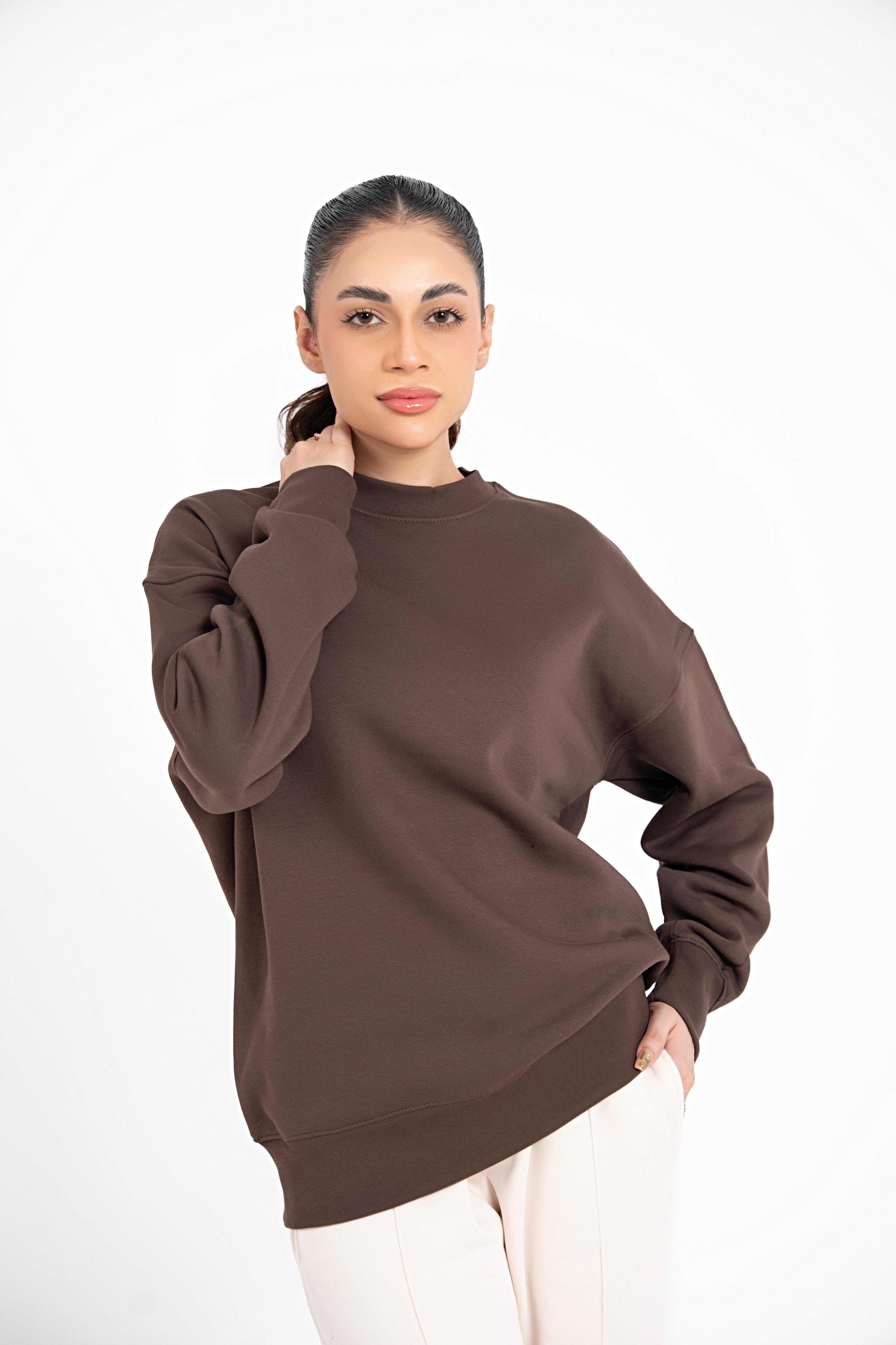 Cocoa Haven Oversized Sweatshirt