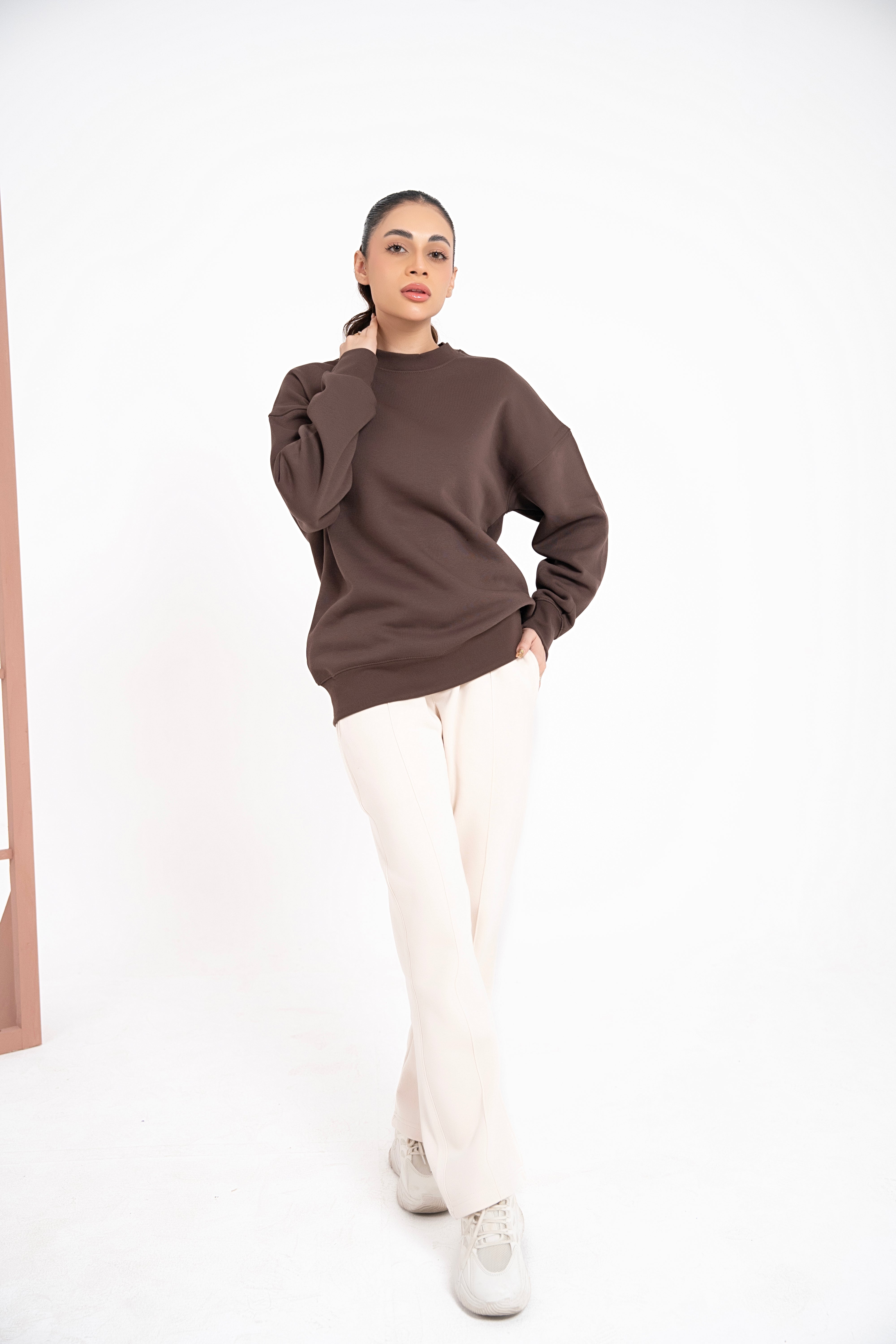 Cocoa Haven Oversized Sweatshirt