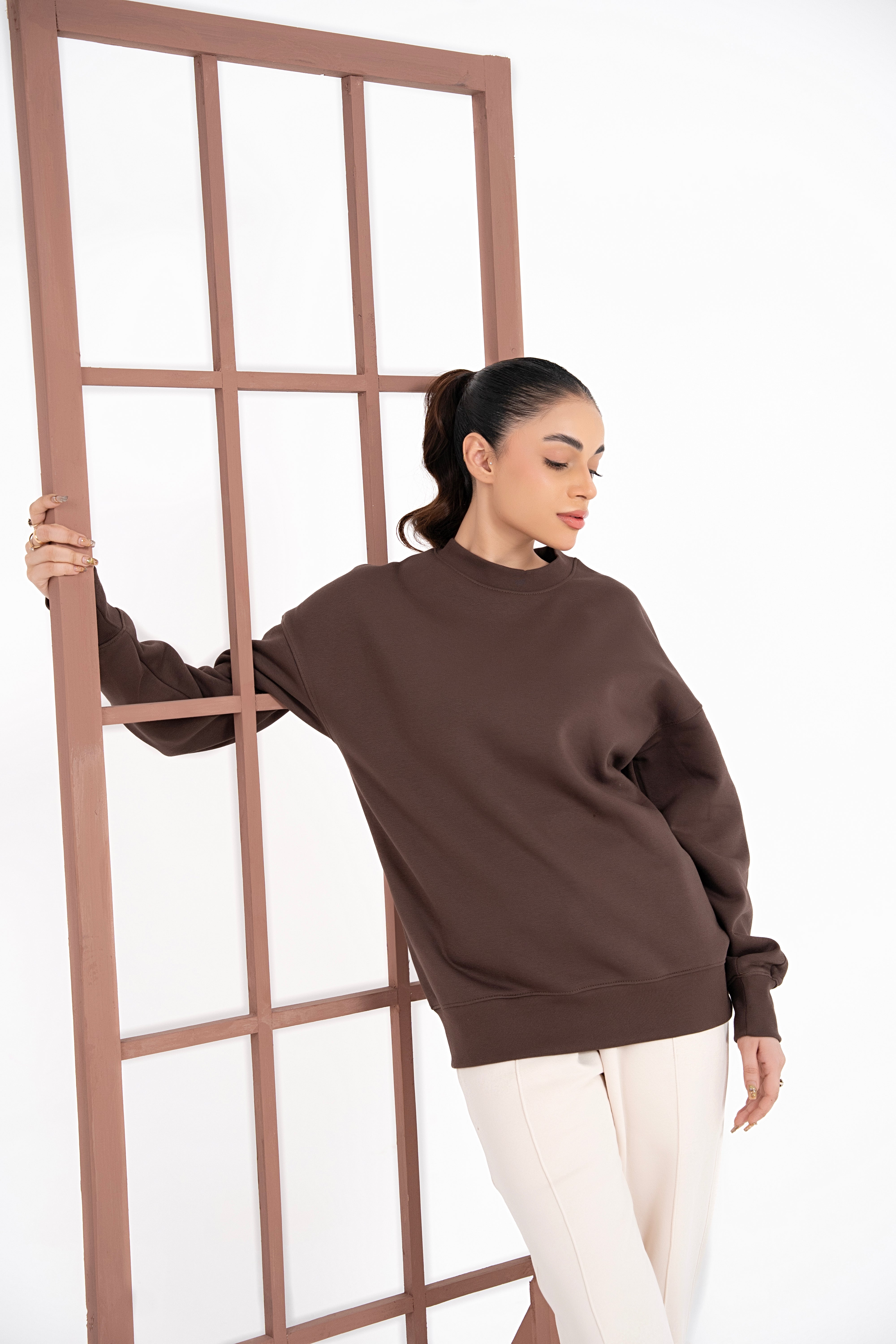 Cocoa Haven Oversized Sweatshirt