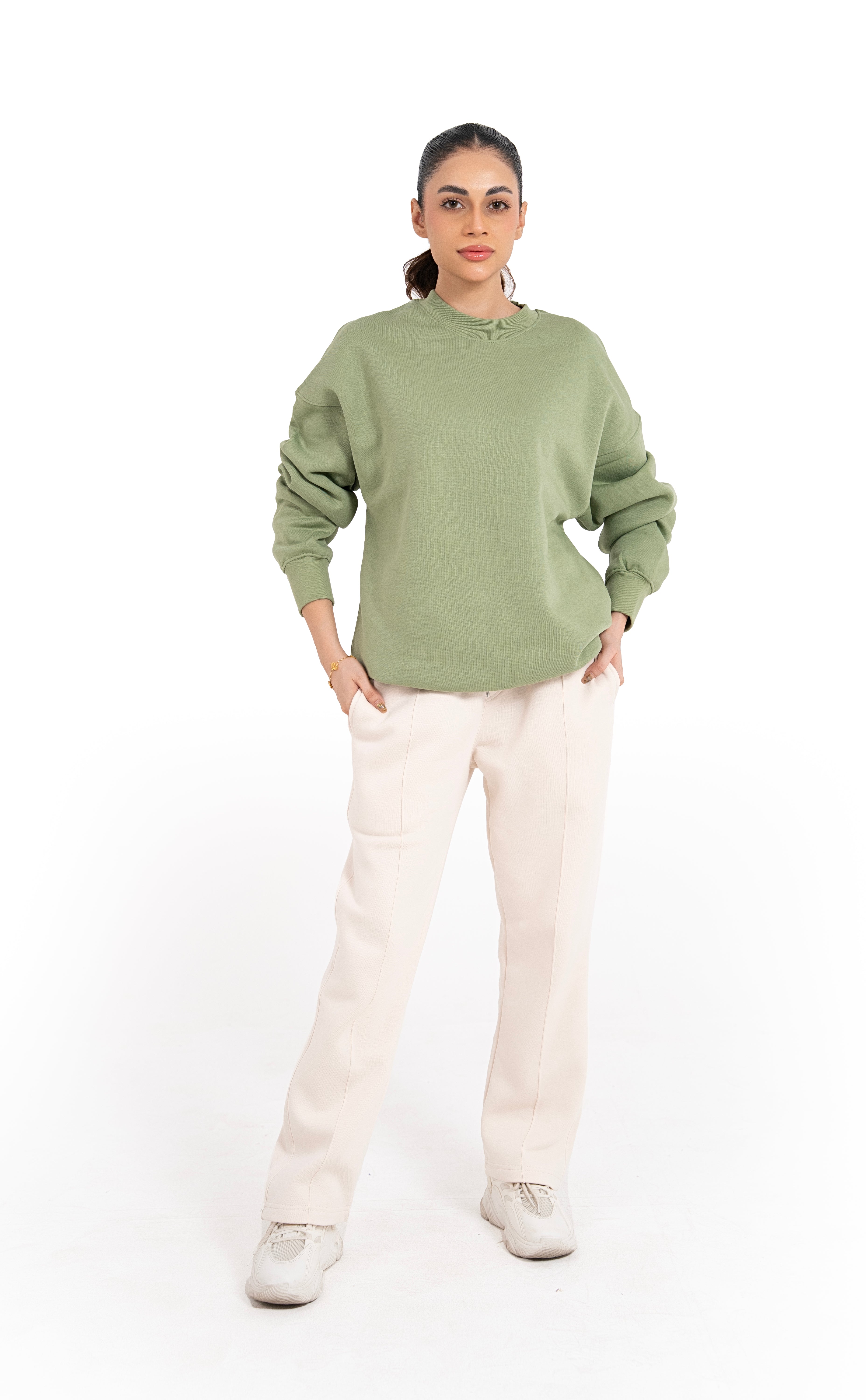 Moss Aura Oversized Sweatshirt