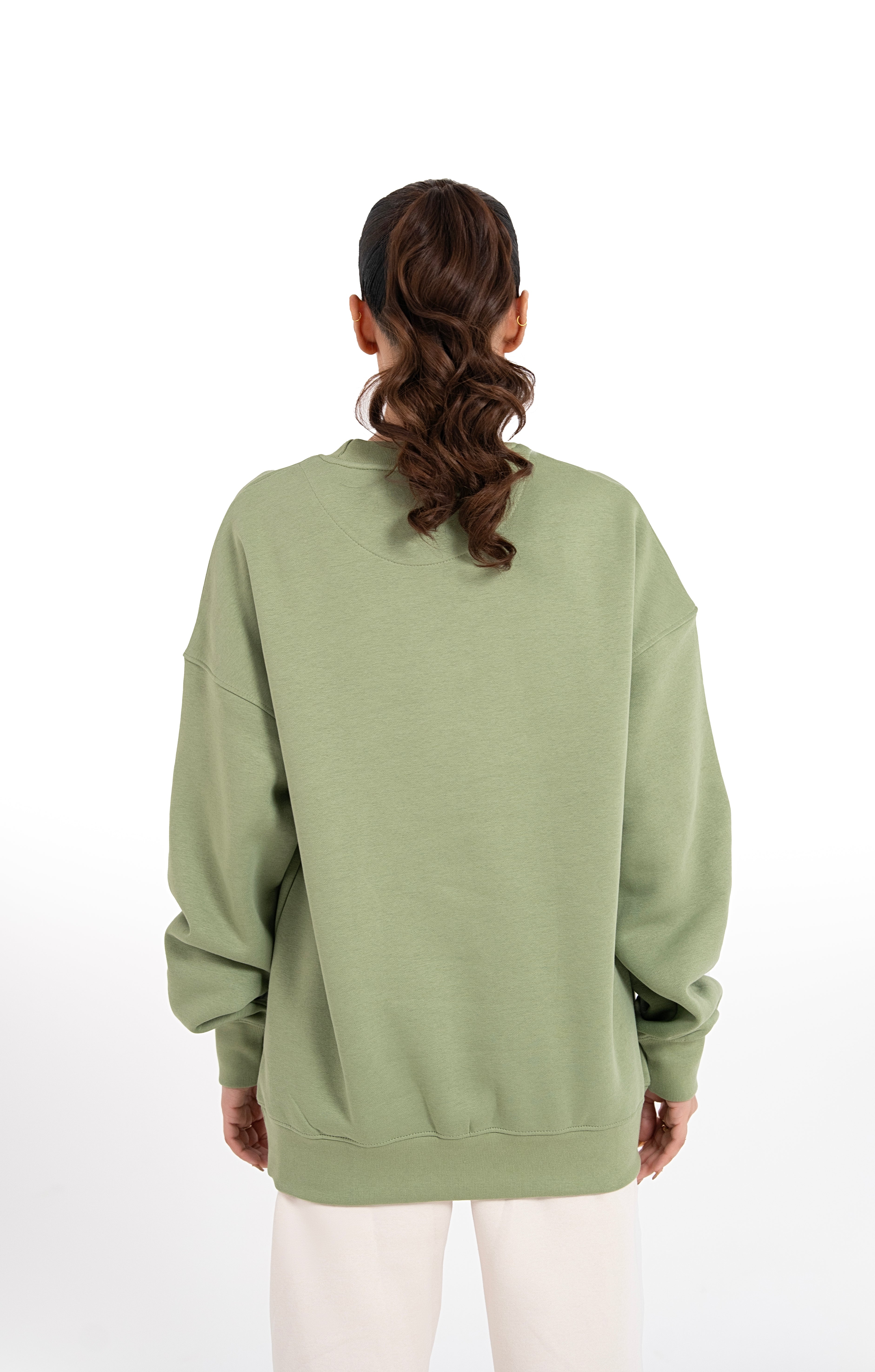 Moss Aura Oversized Sweatshirt