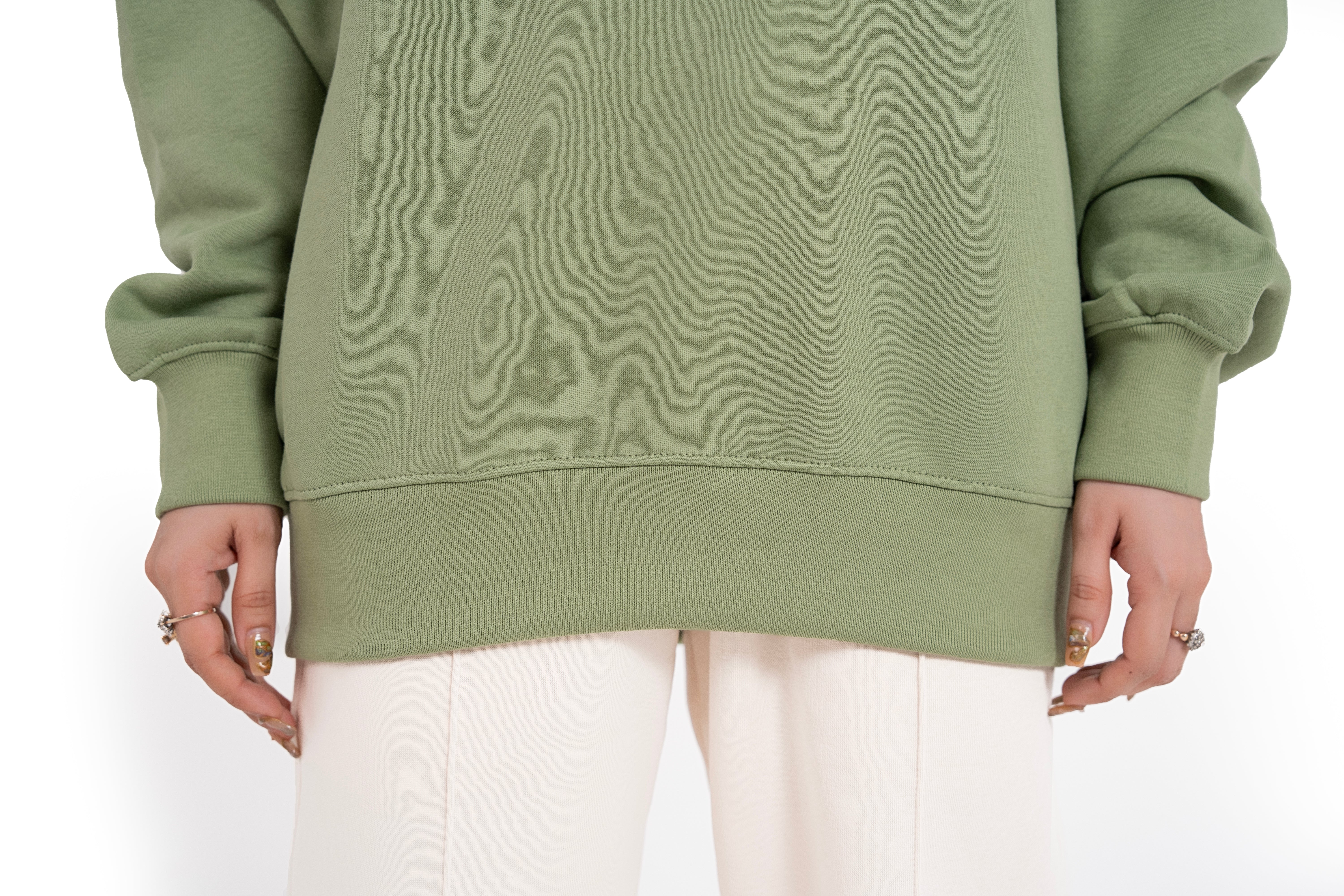Moss Aura Oversized Sweatshirt