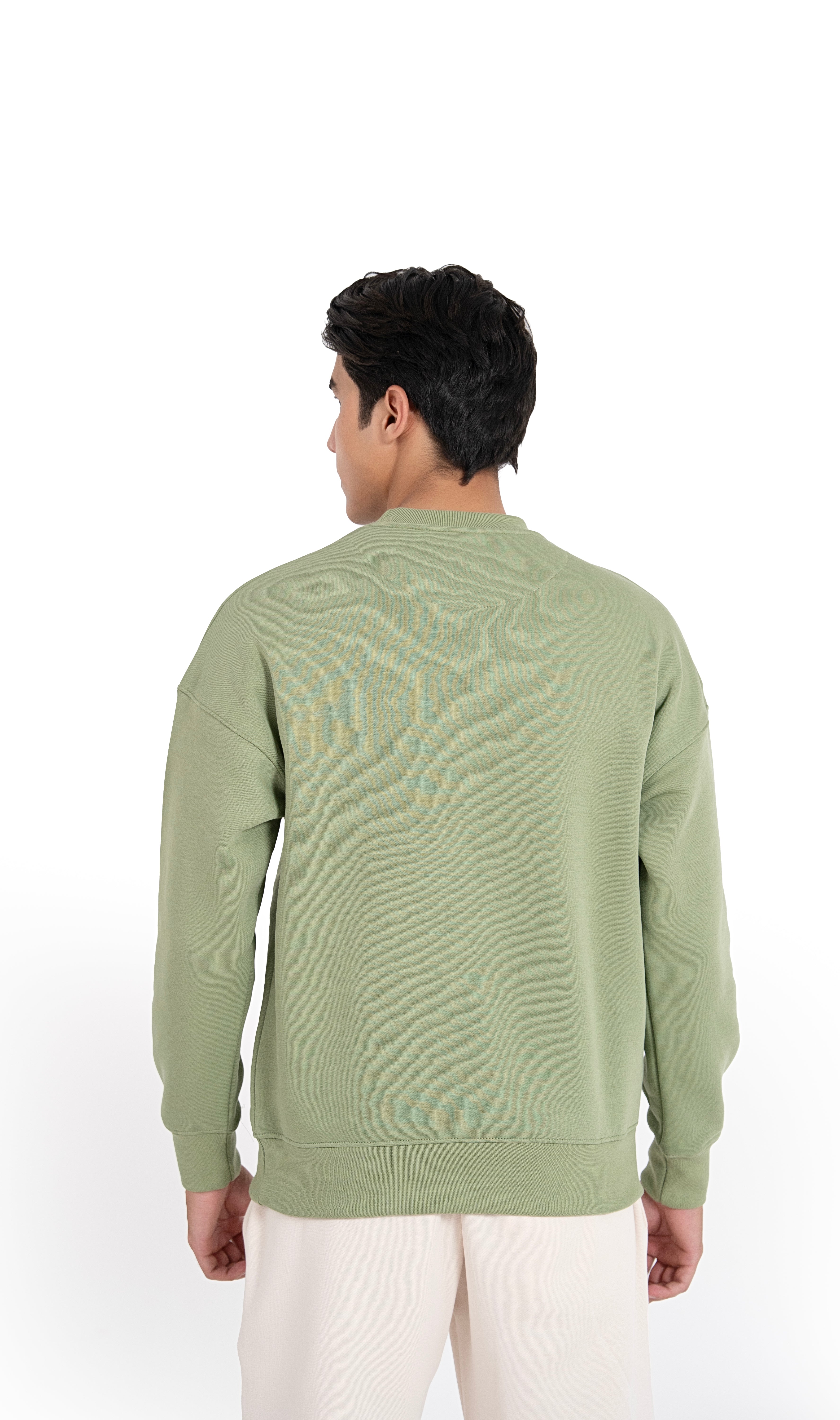 Moss Aura Oversized Sweatshirt-Men
