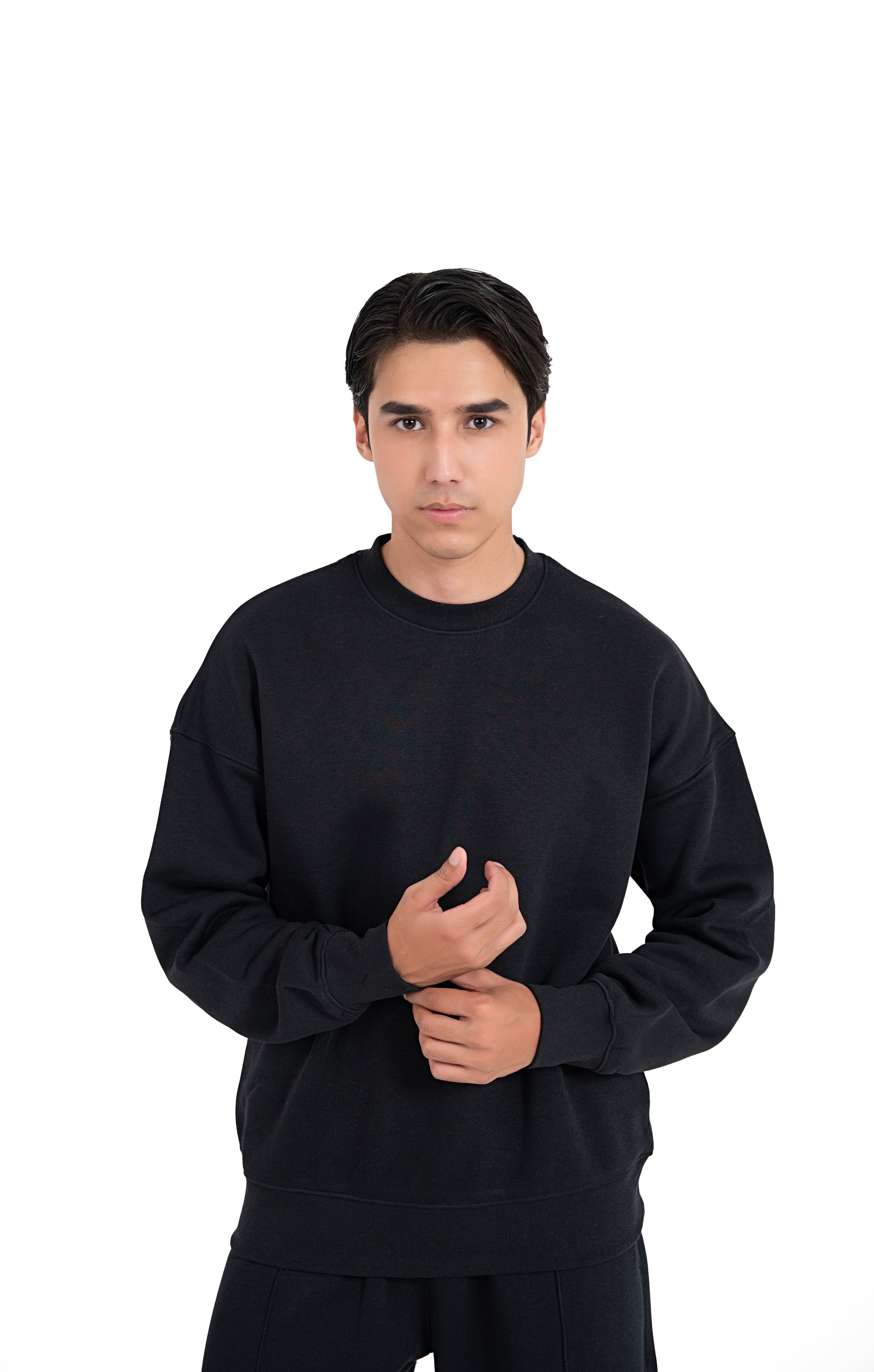 Midnight Poise Oversized Sweatshirt-Men