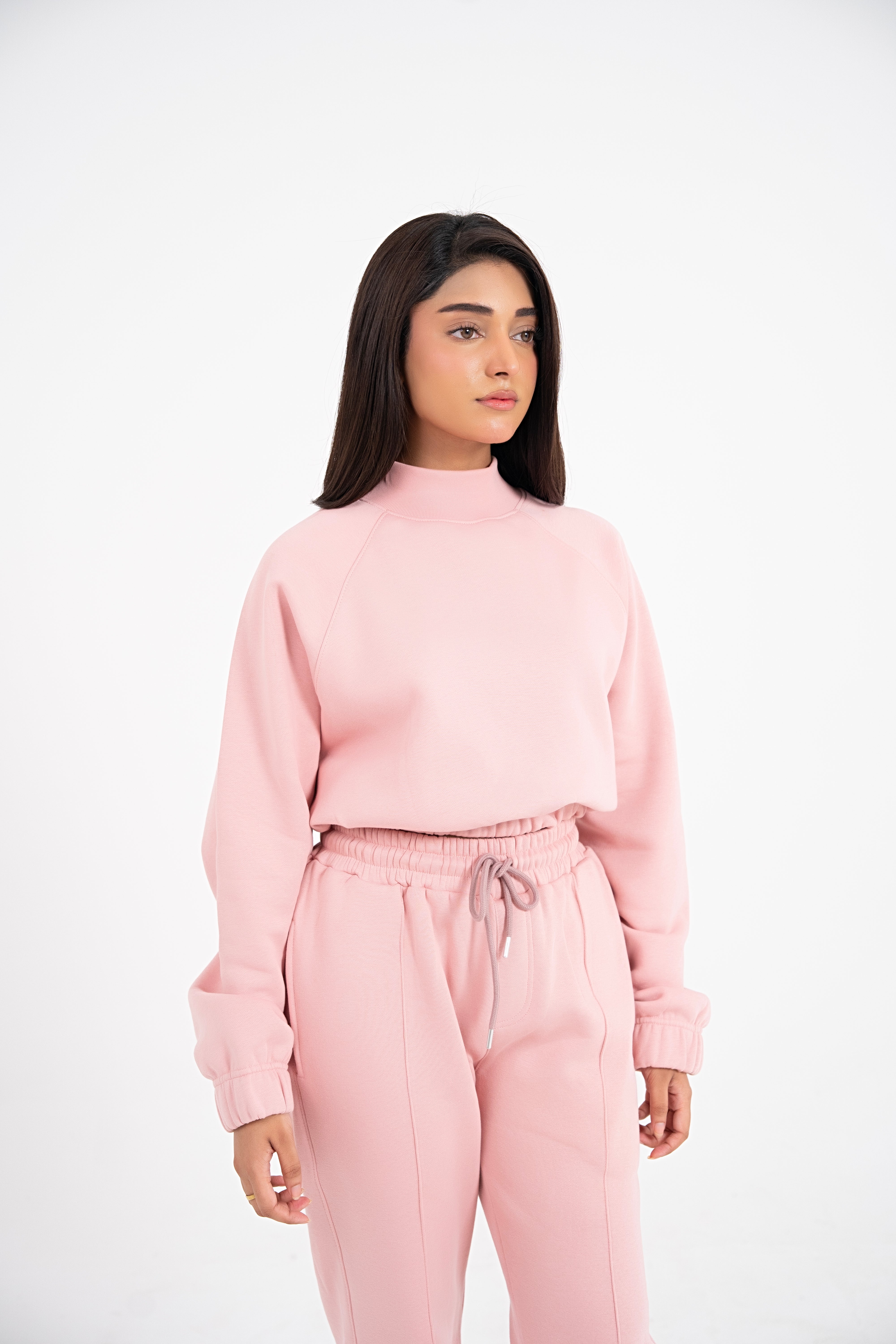 Blush Muse Cropped Sweatshirt