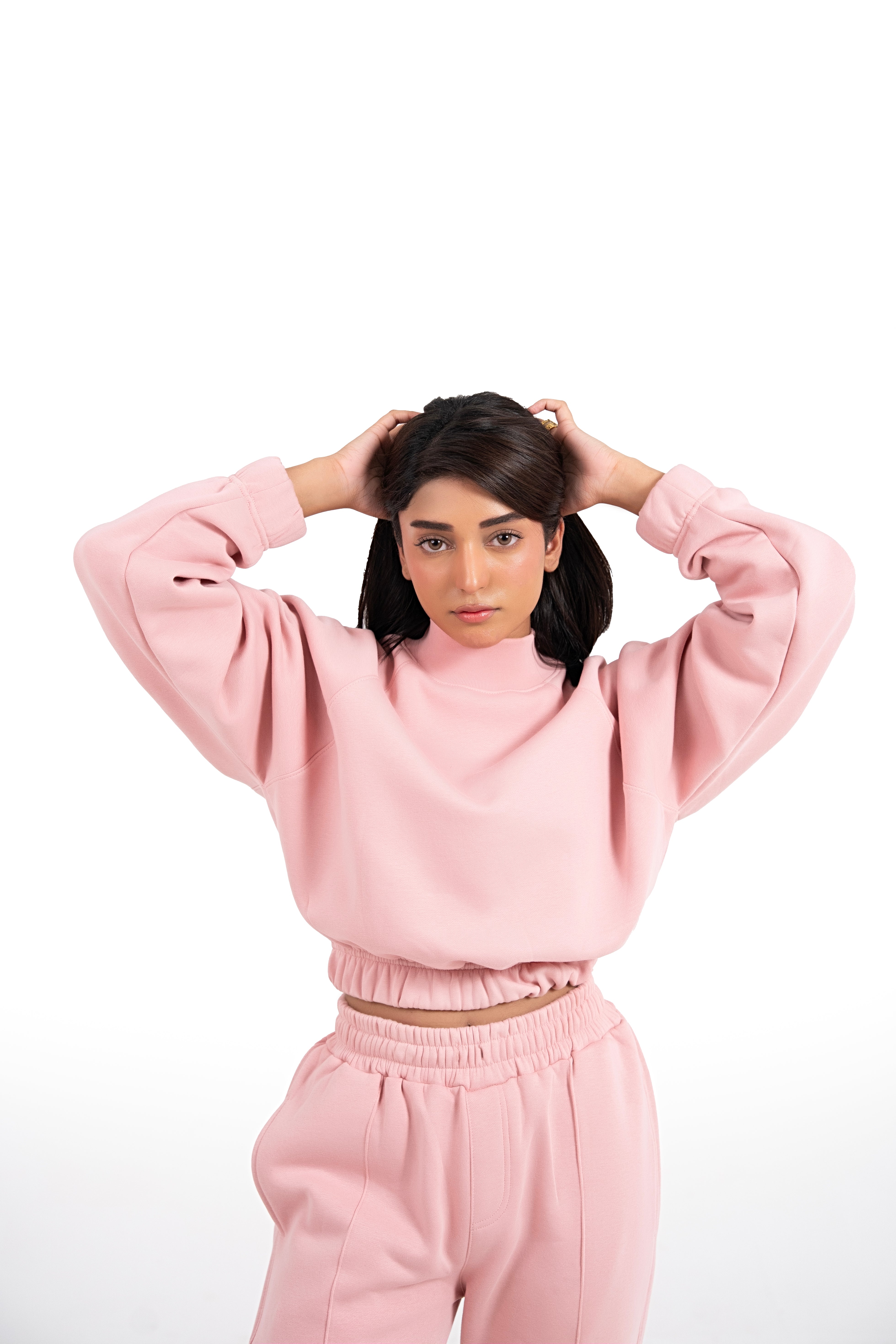 Blush Muse Cropped Sweatshirt