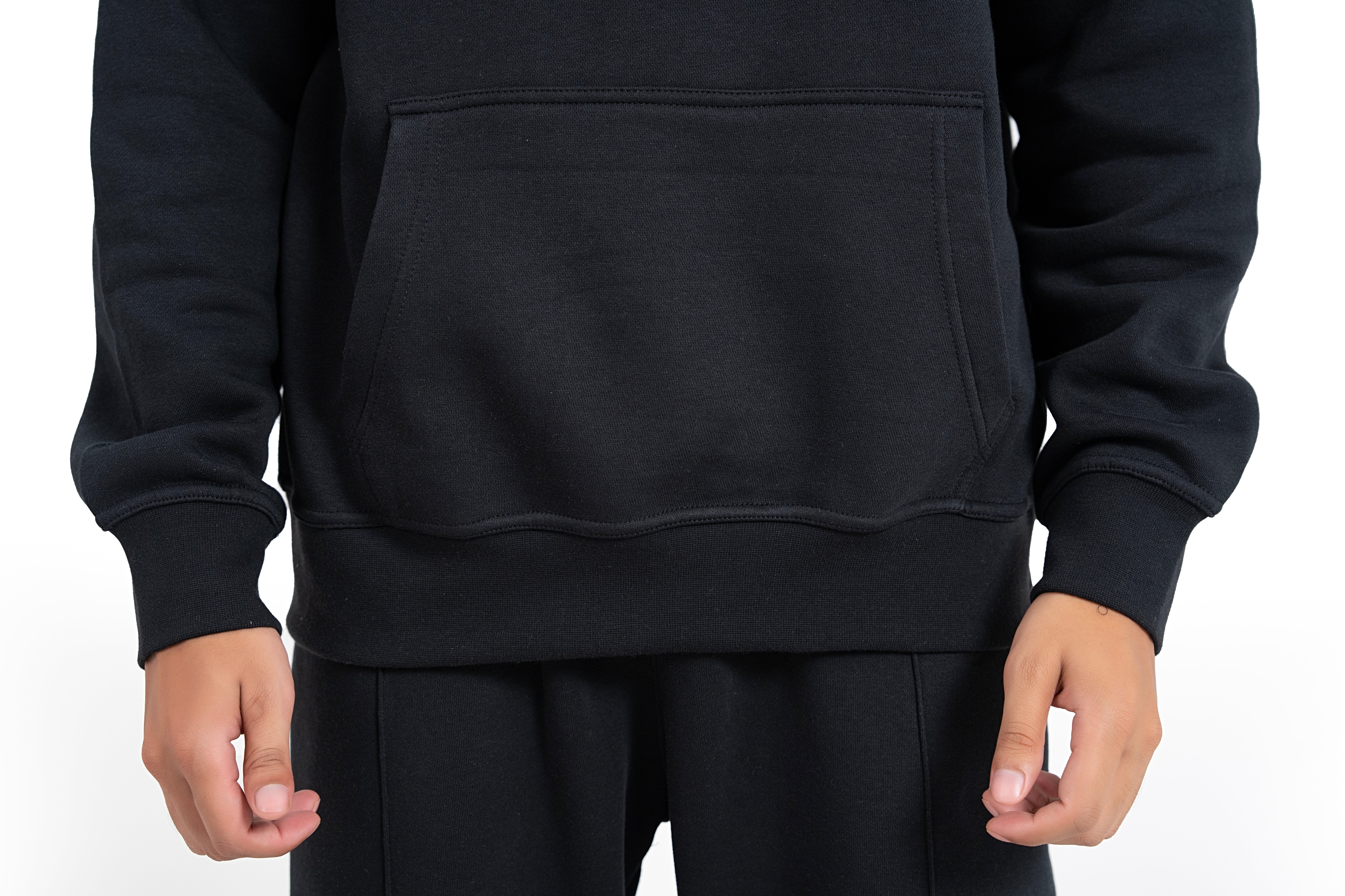 Midnight Poise Oversized Hoodie Men