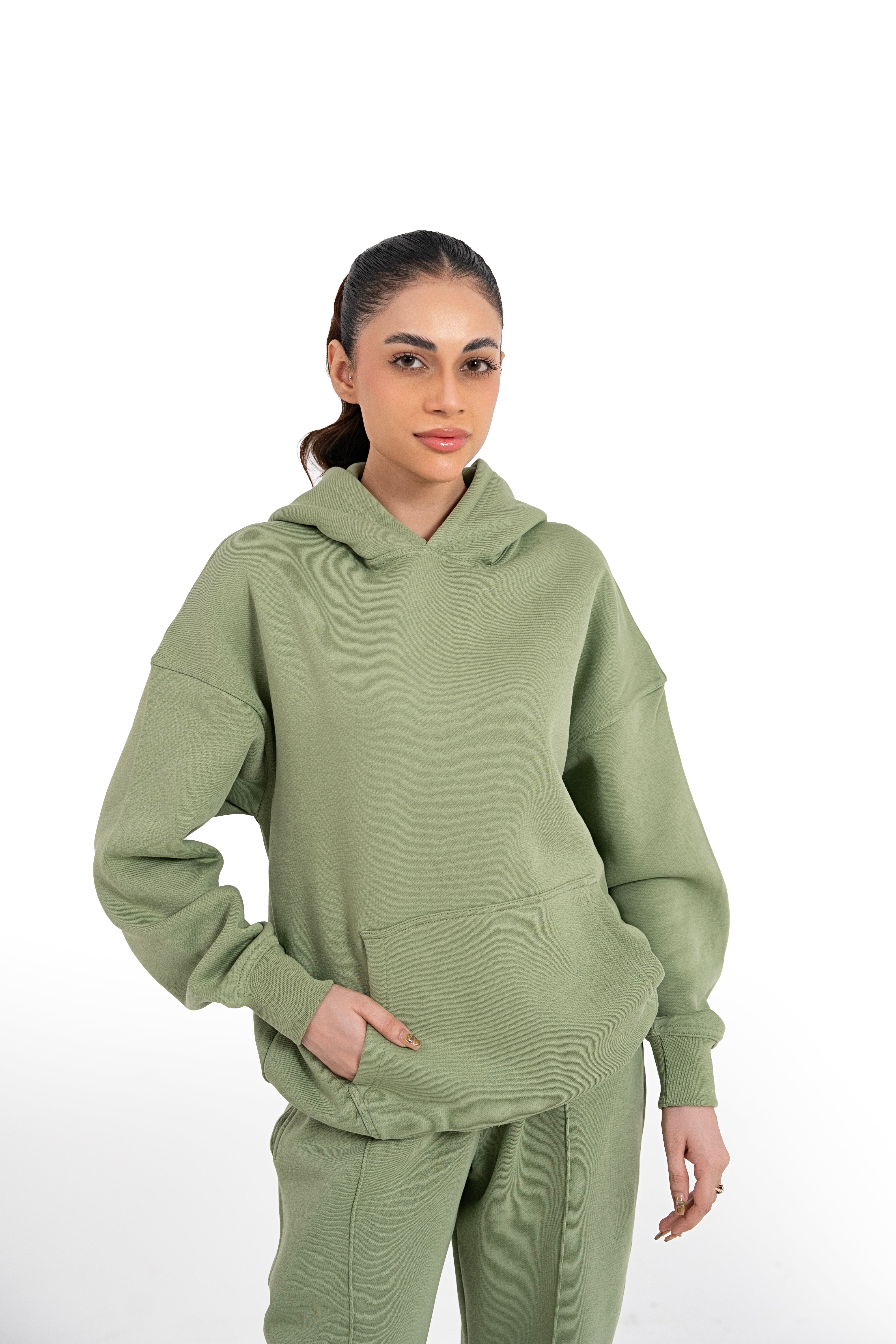 Moss Aura Oversized Hoodie