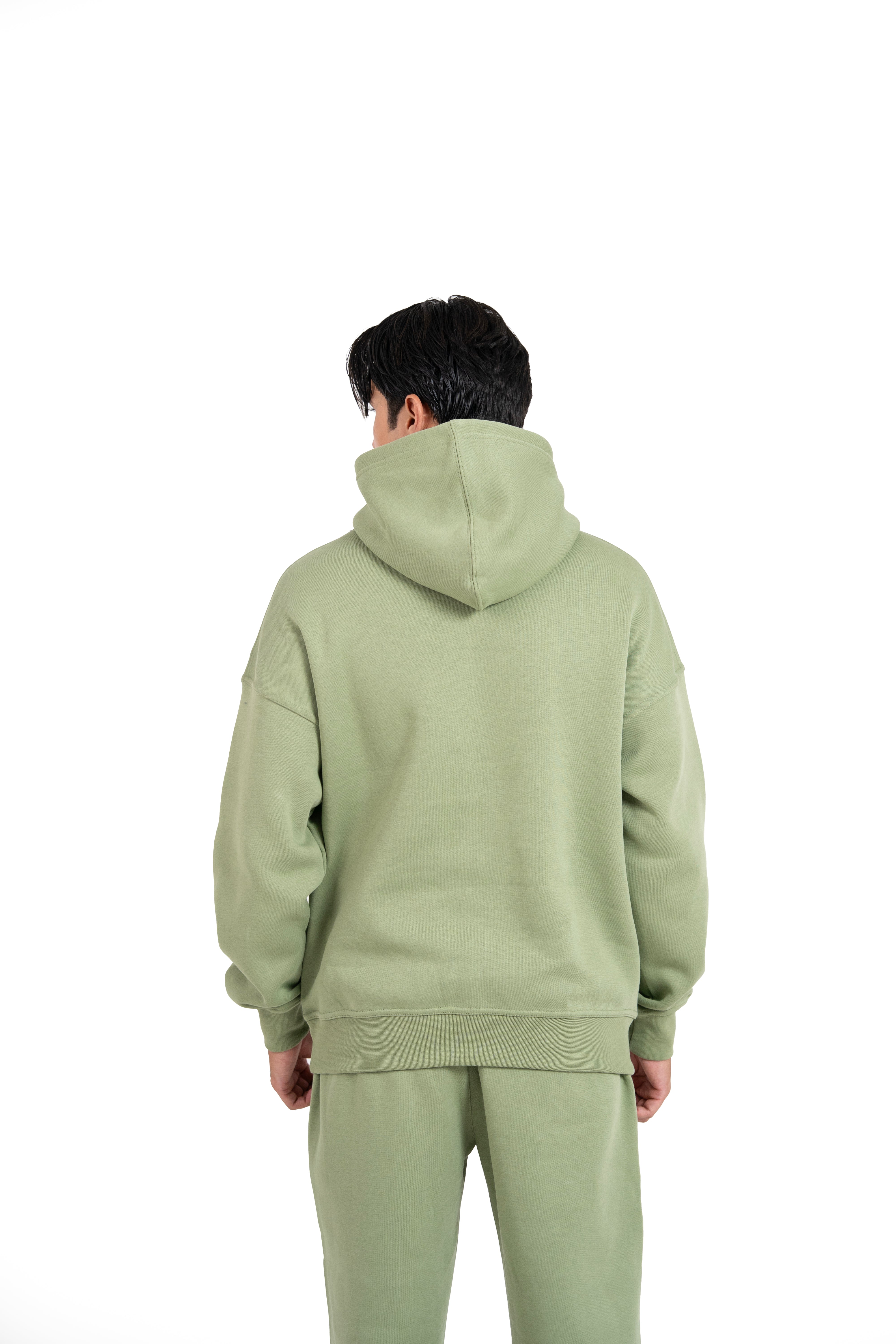Moss Aura Oversized Hoodie Men