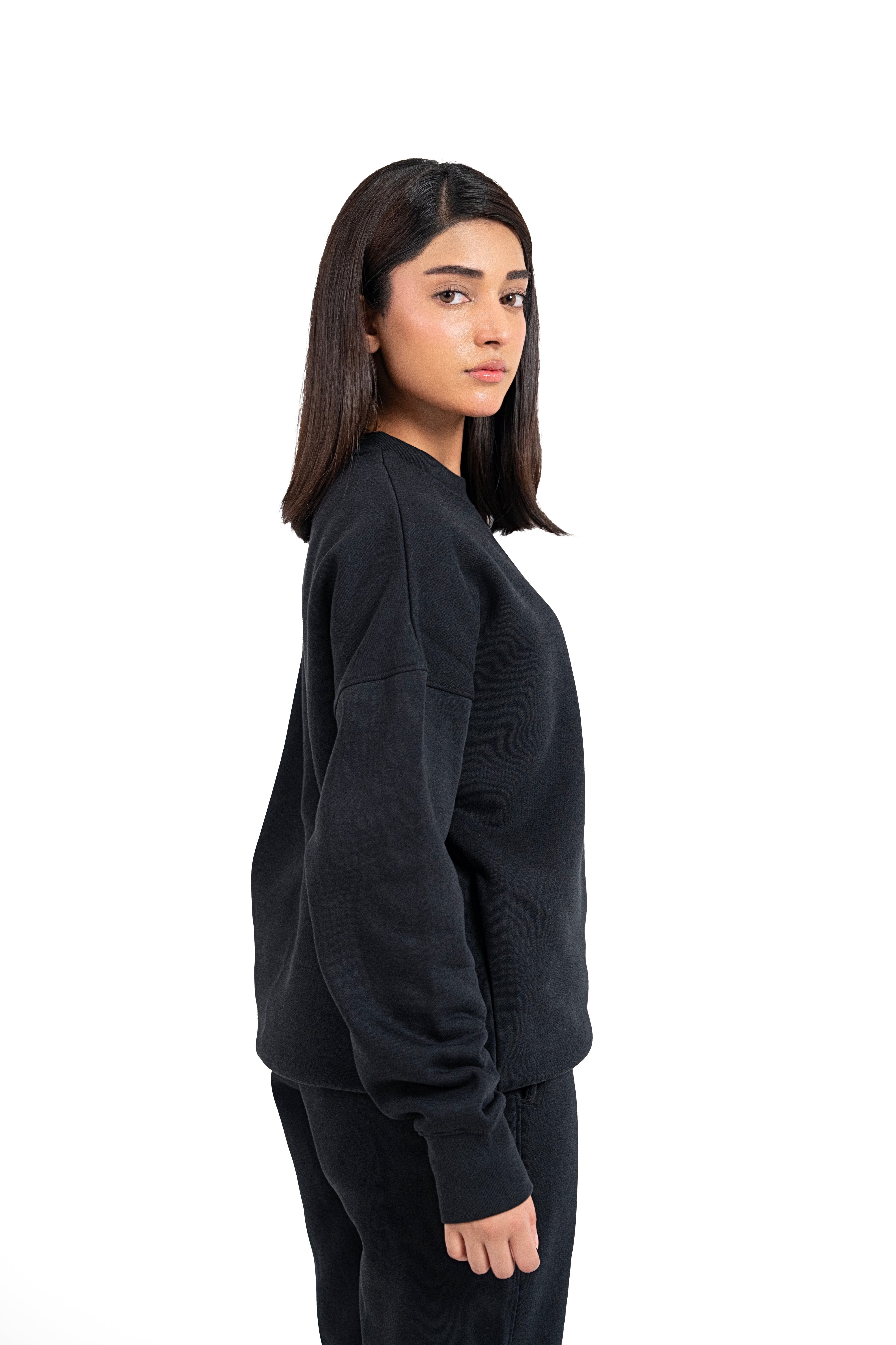 Midnight Poise Oversized Sweatshirt