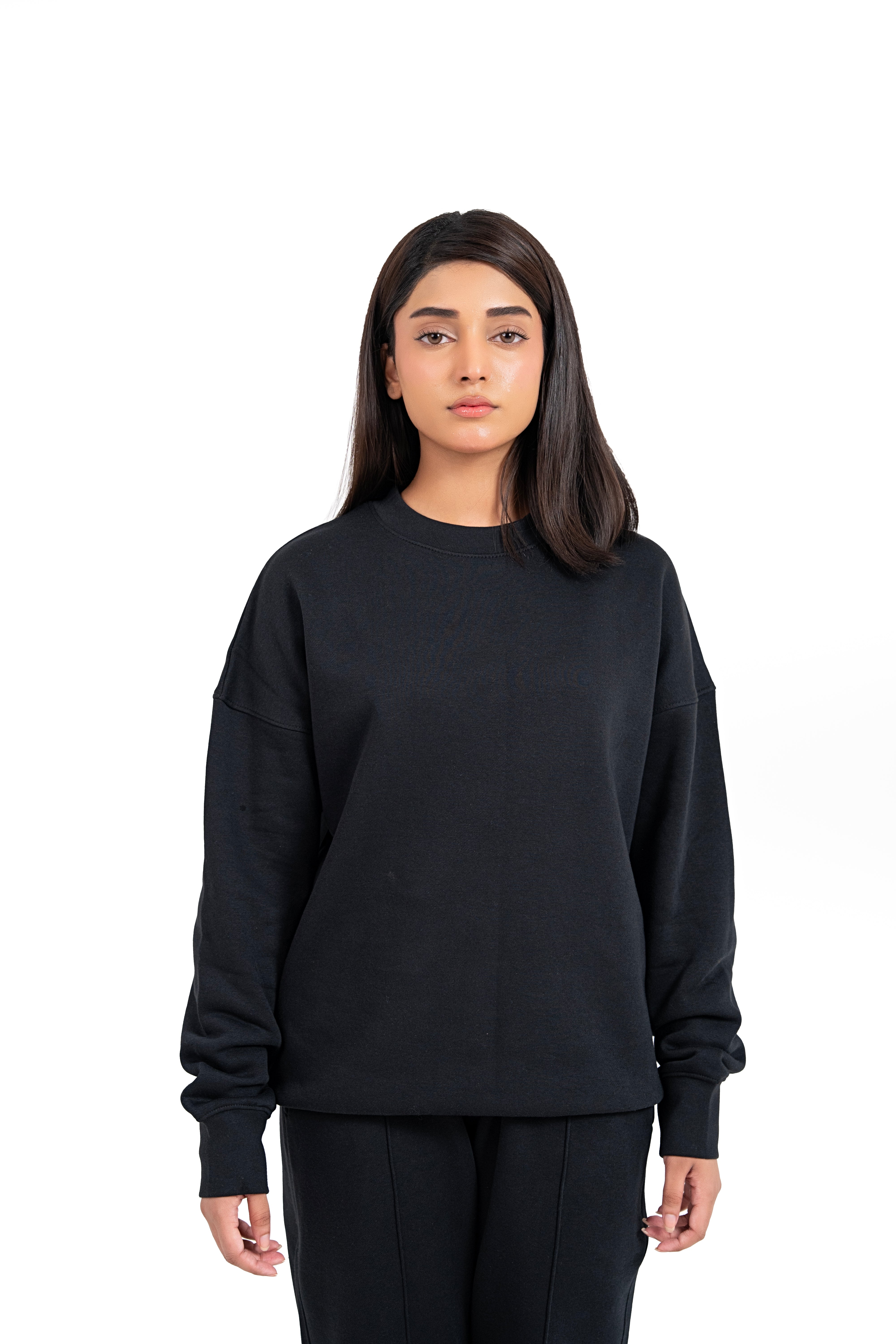 Midnight Poise Oversized Sweatshirt