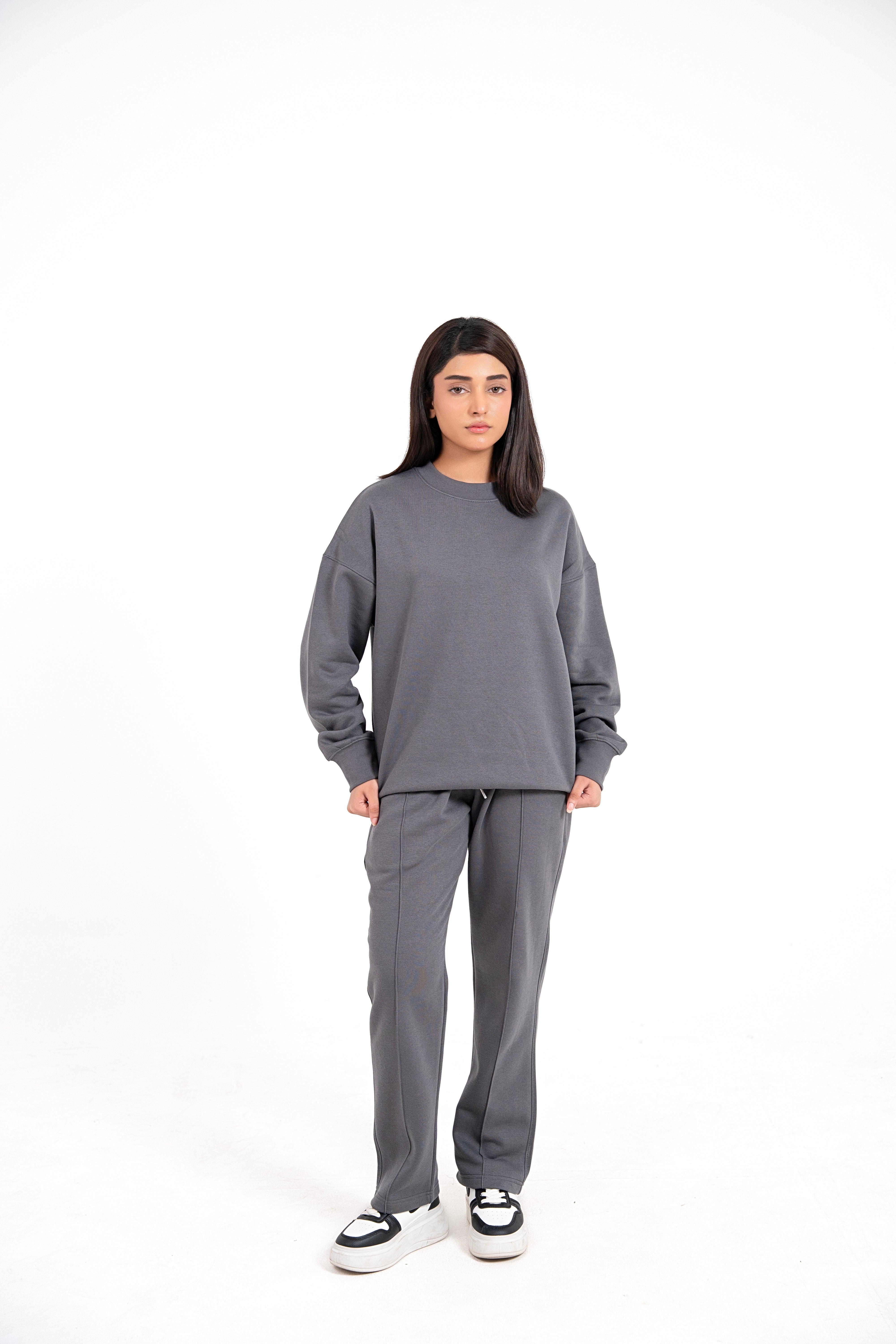 Graphite Muse Oversized Sweatshirt