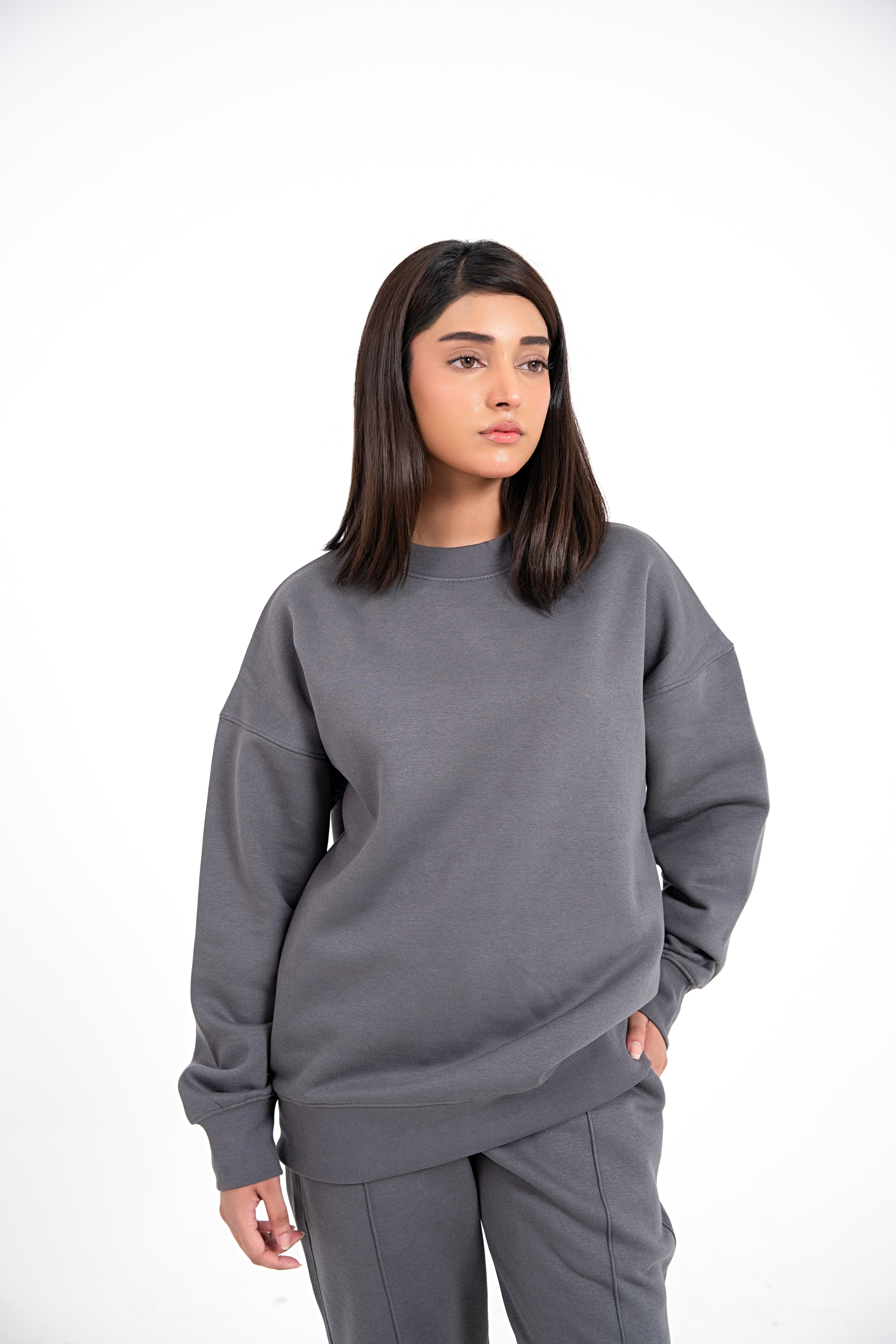 Graphite Muse Oversized Sweatshirt