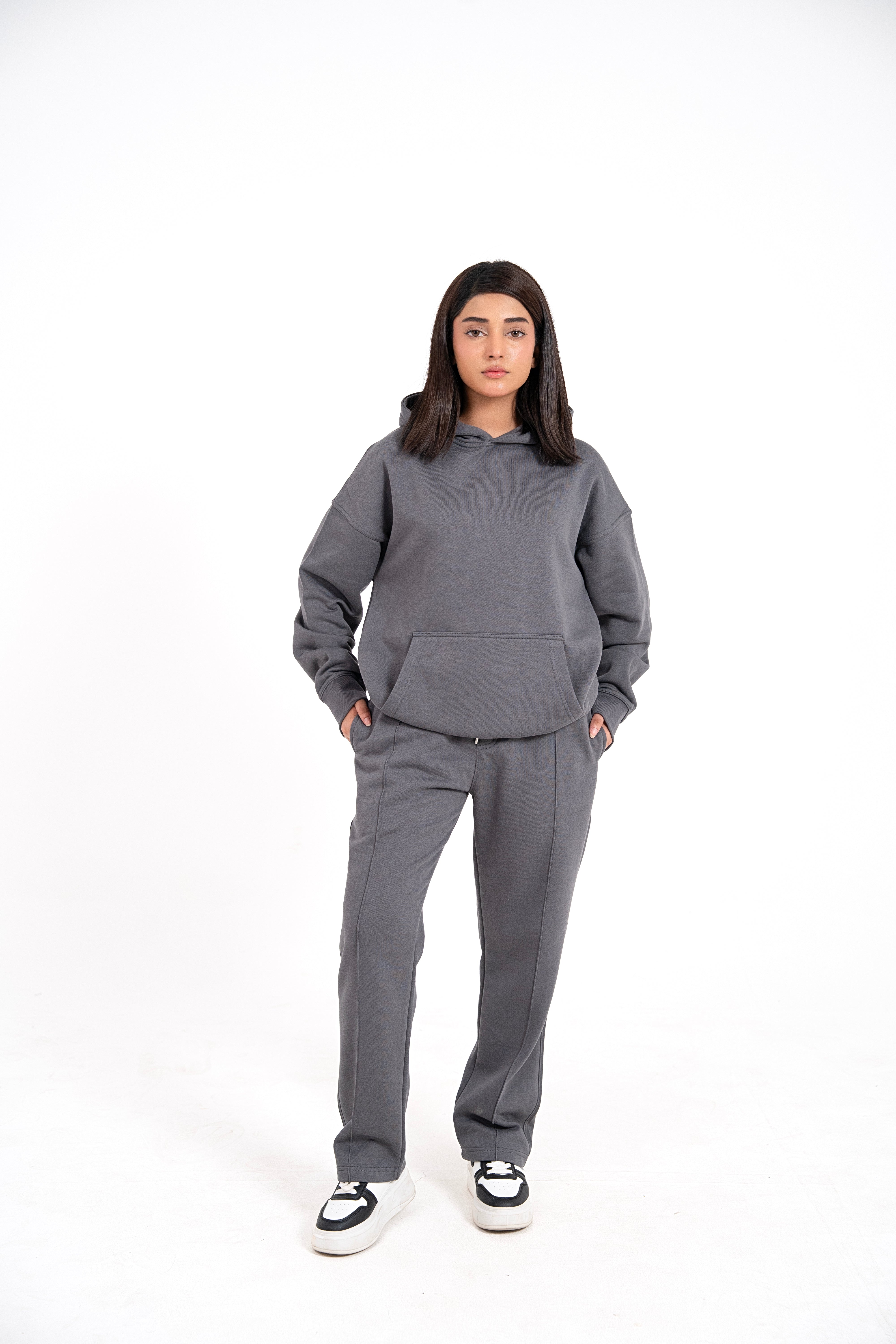 Graphite Muse Oversized Hoodie