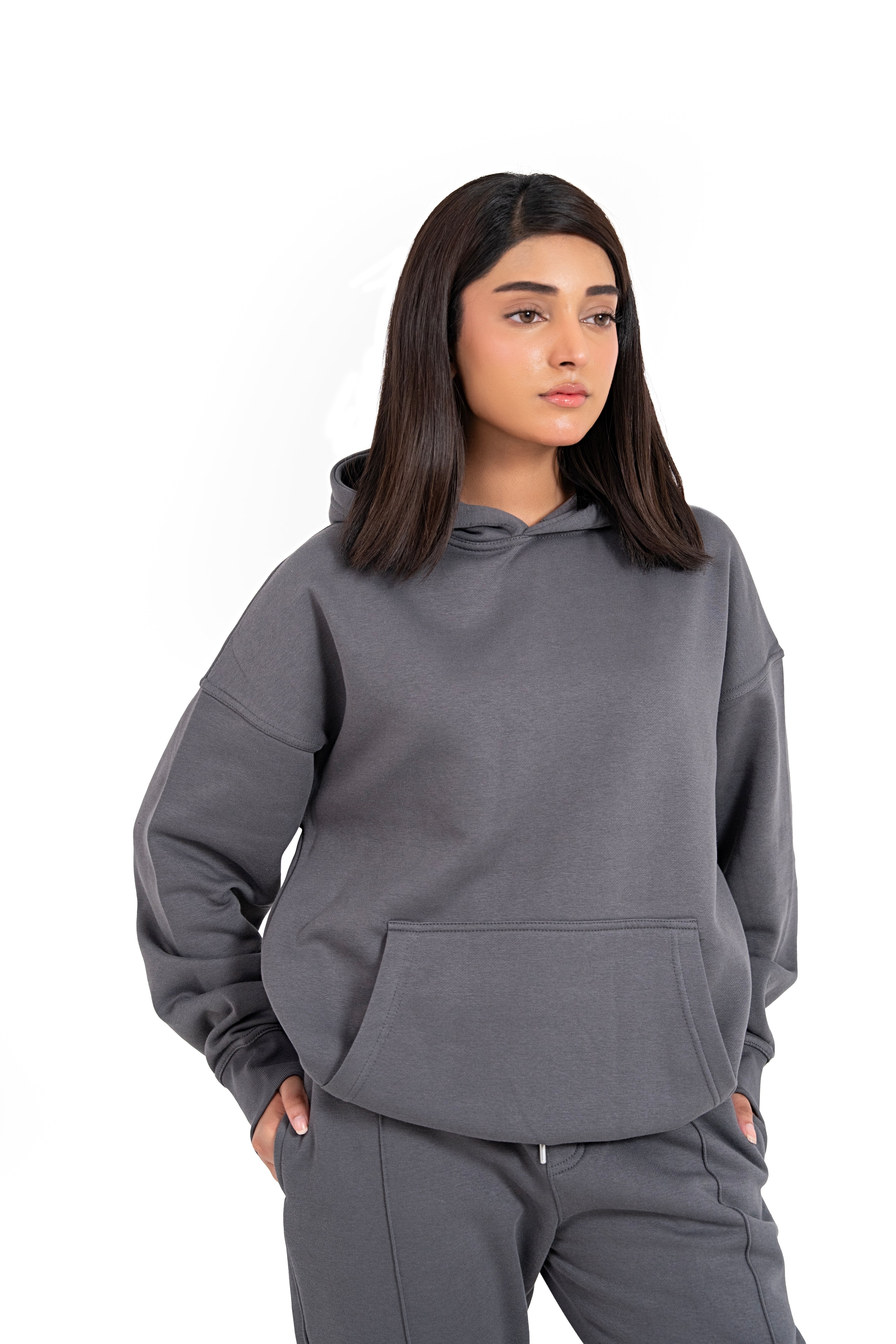Graphite Muse Oversized Hoodie