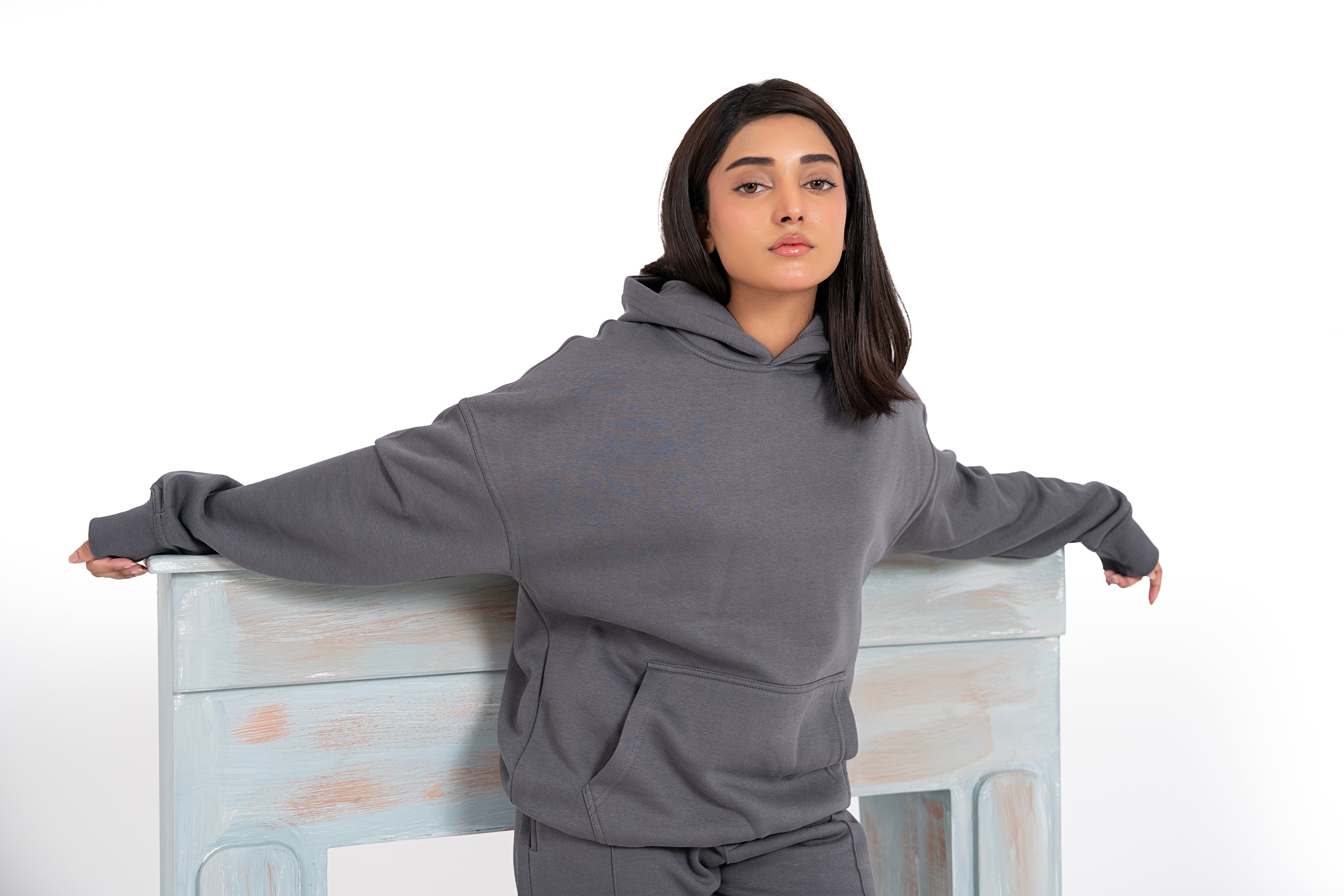 Graphite Muse Oversized Hoodie