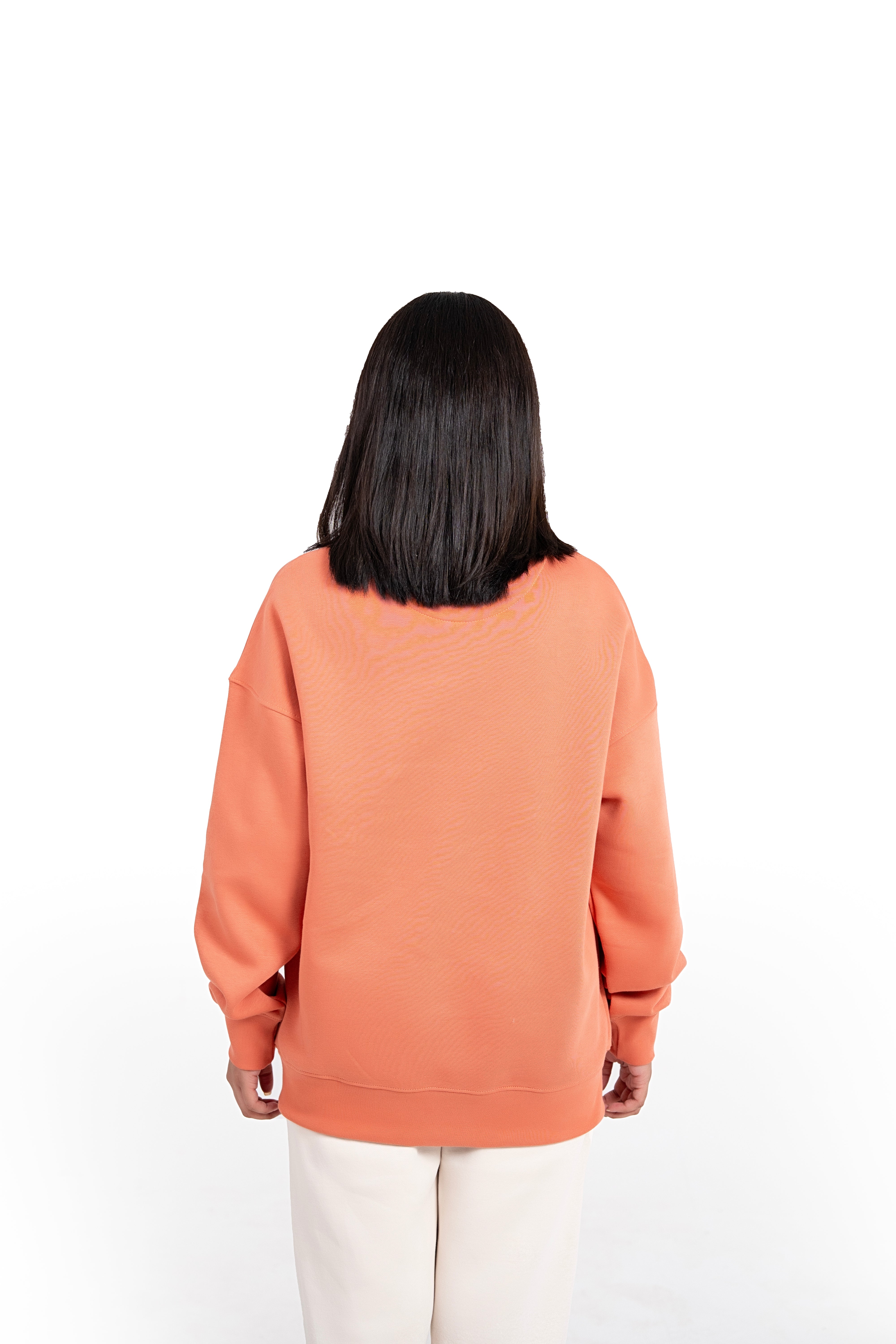 Coral Haze Oversized Sweatshirt