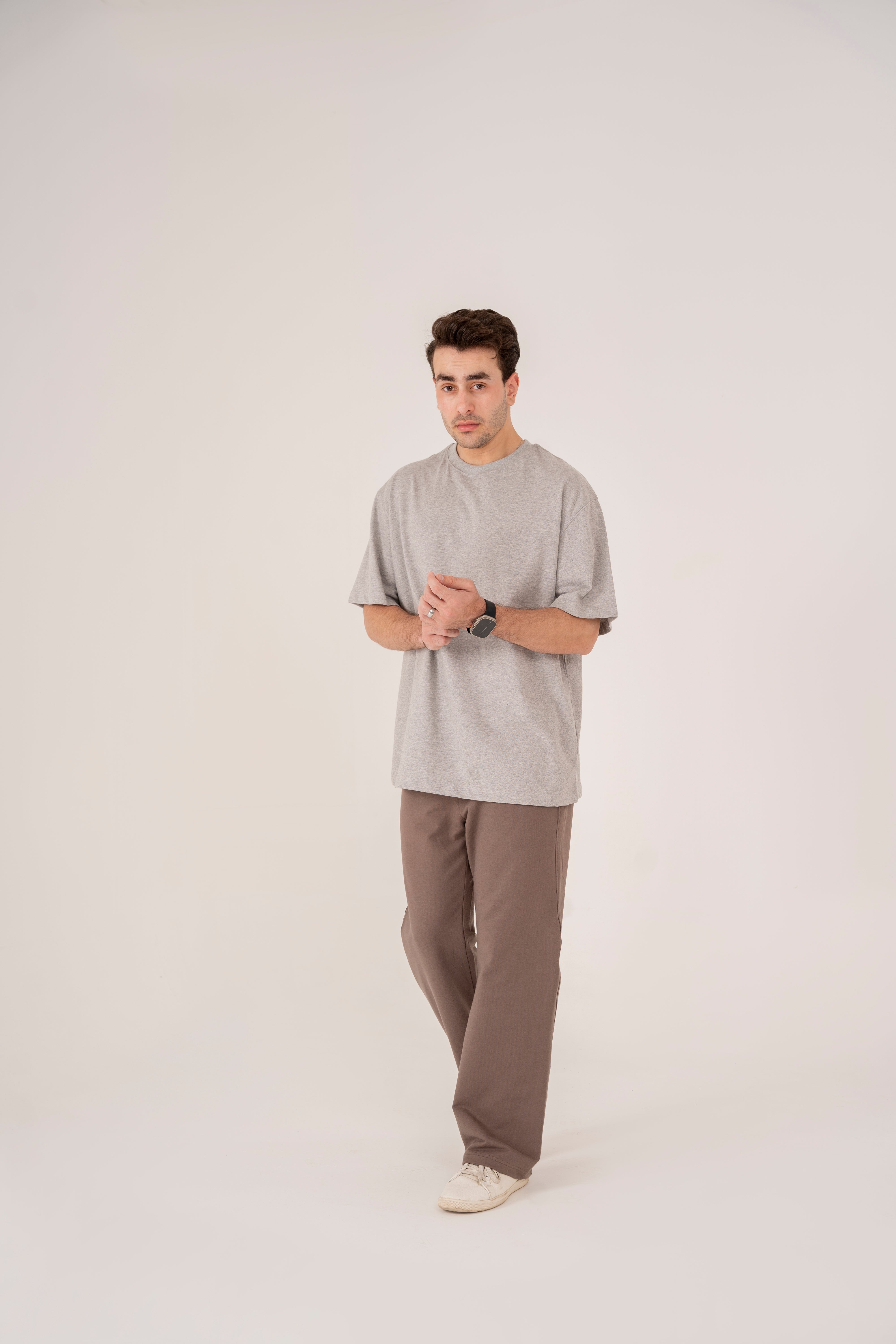 Relaxed T-Shirt in Heather Grey
