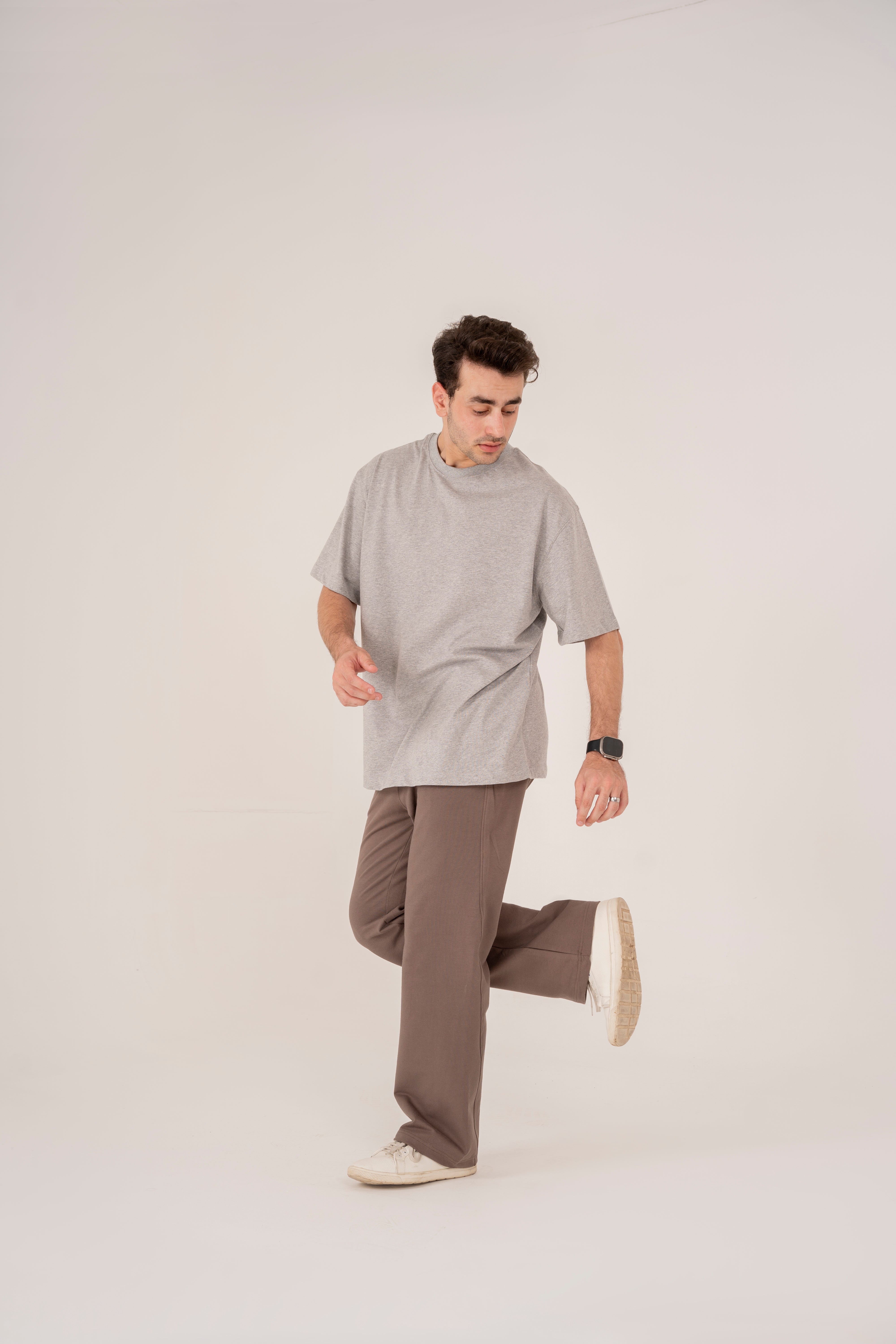 Relaxed T-Shirt in Heather Grey