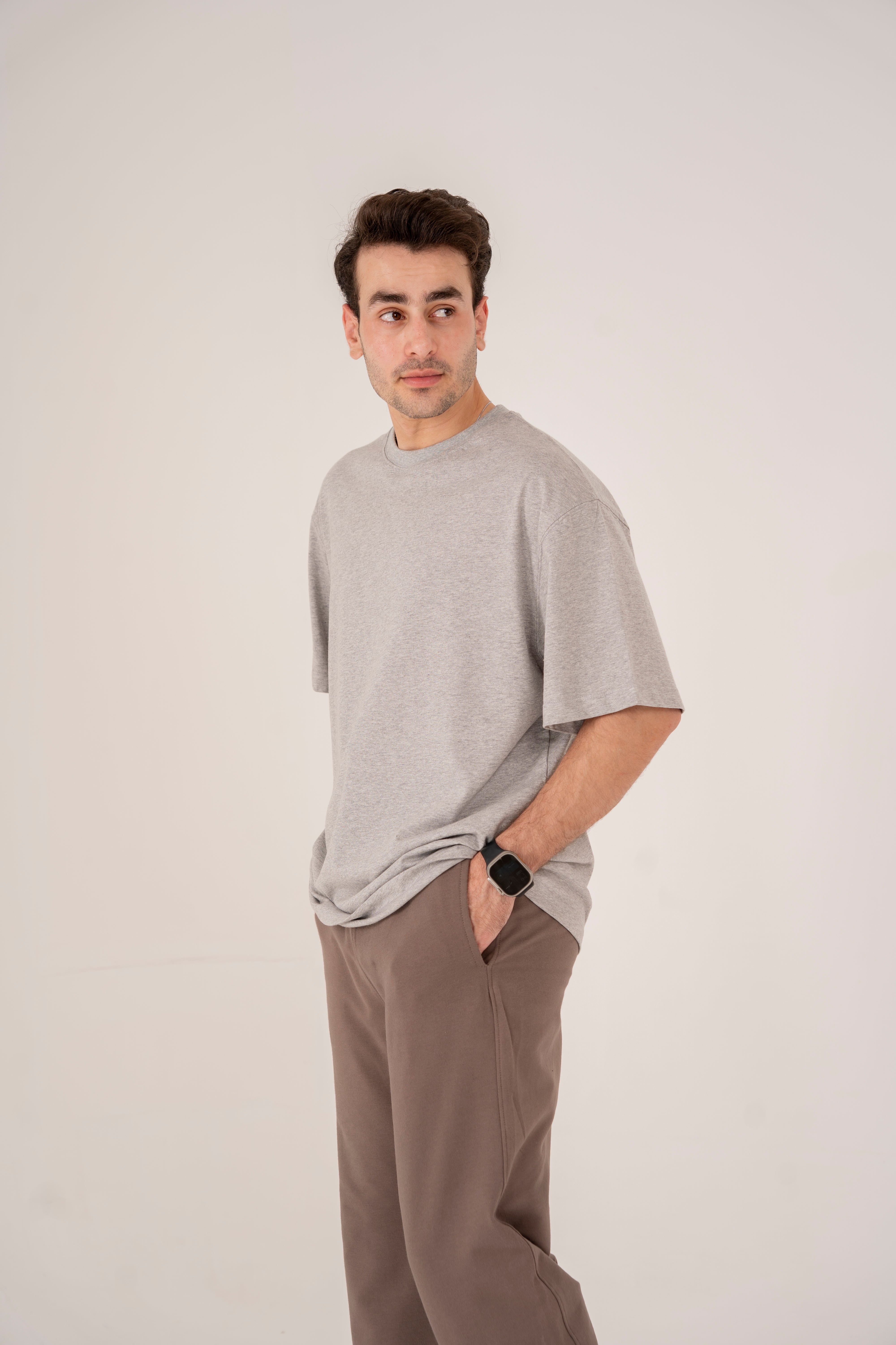 Relaxed T-Shirt in Heather Grey