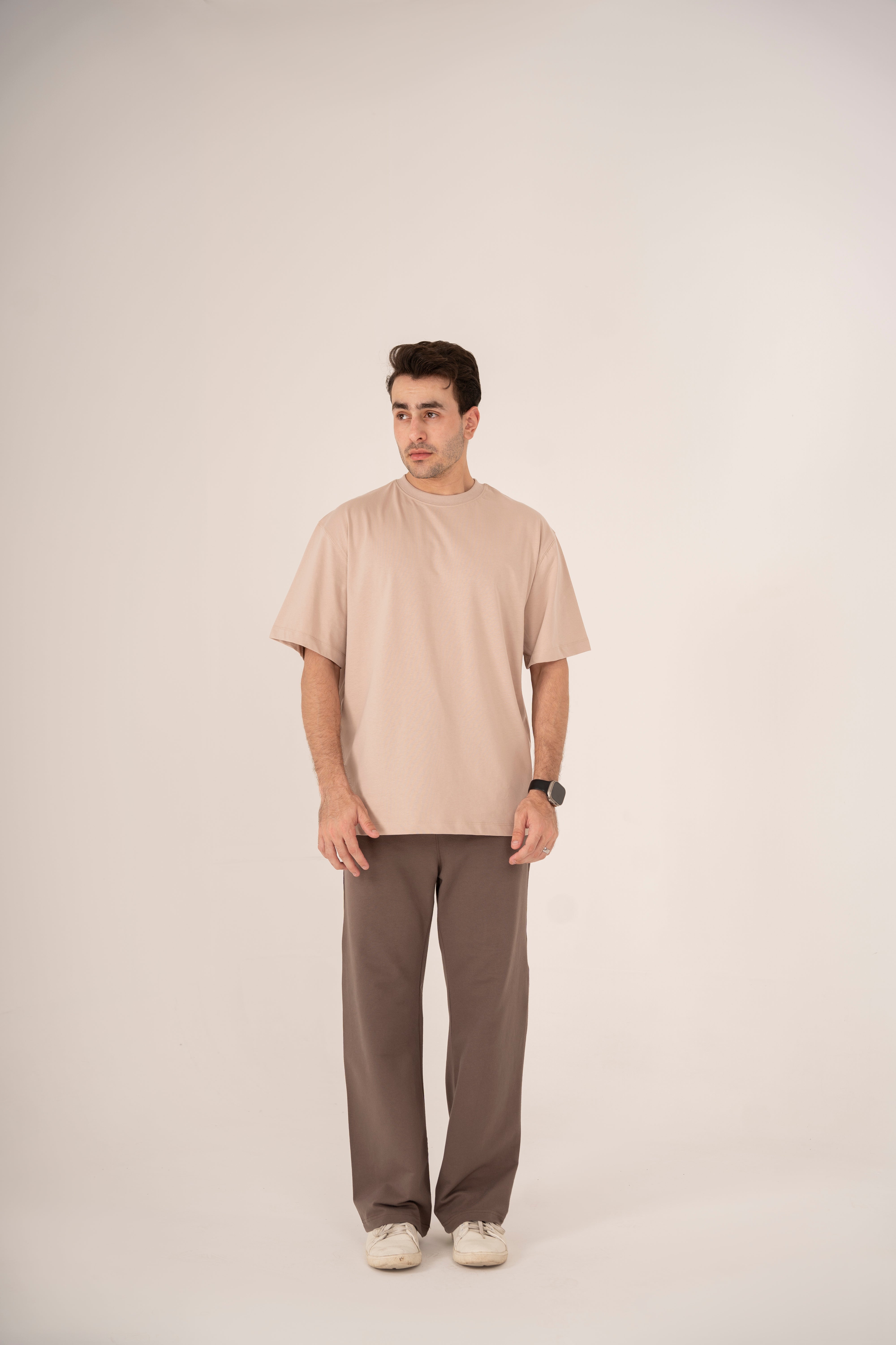 Relaxed T-Shirt in Beige