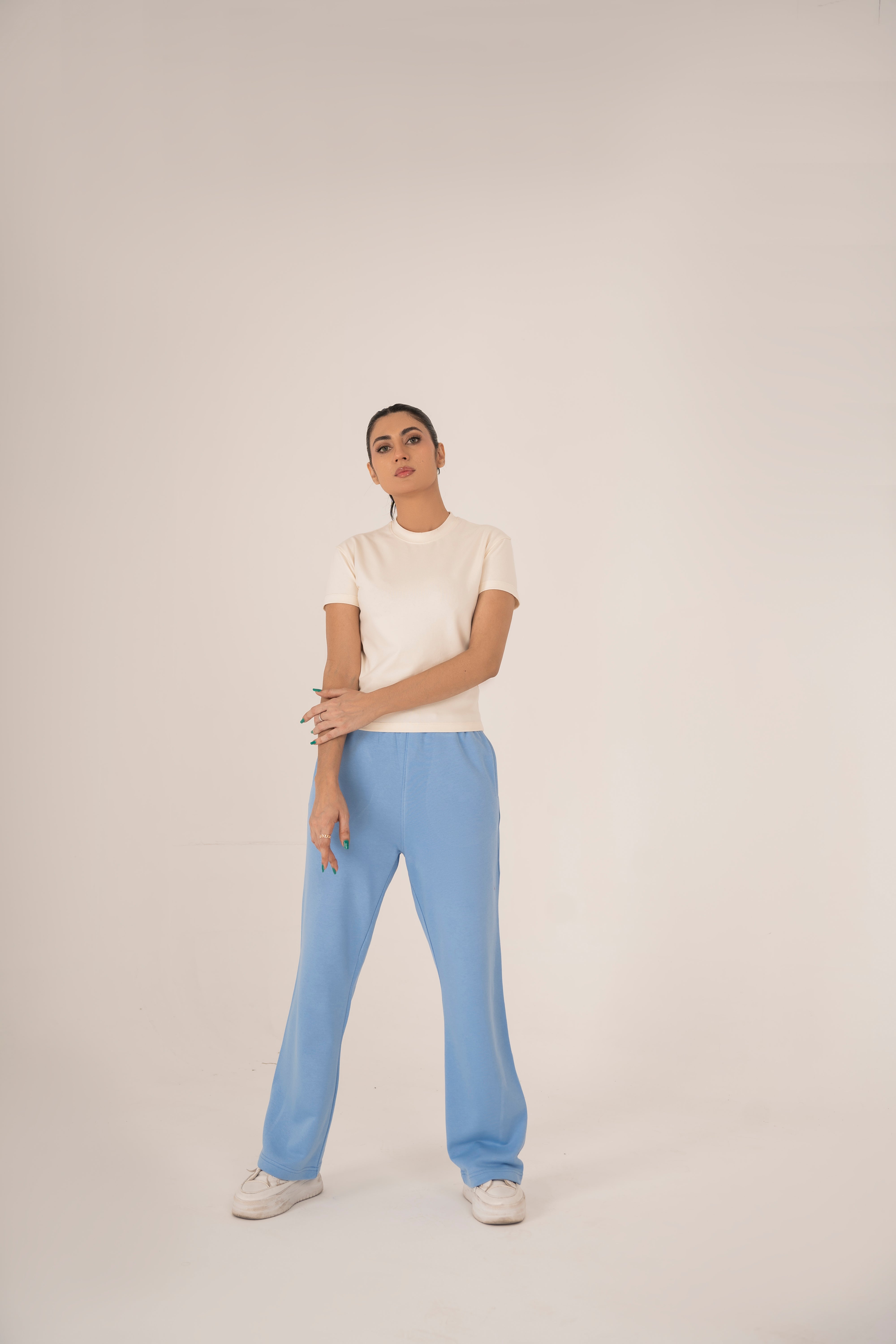 Slim Fit Tee in Pearl White
