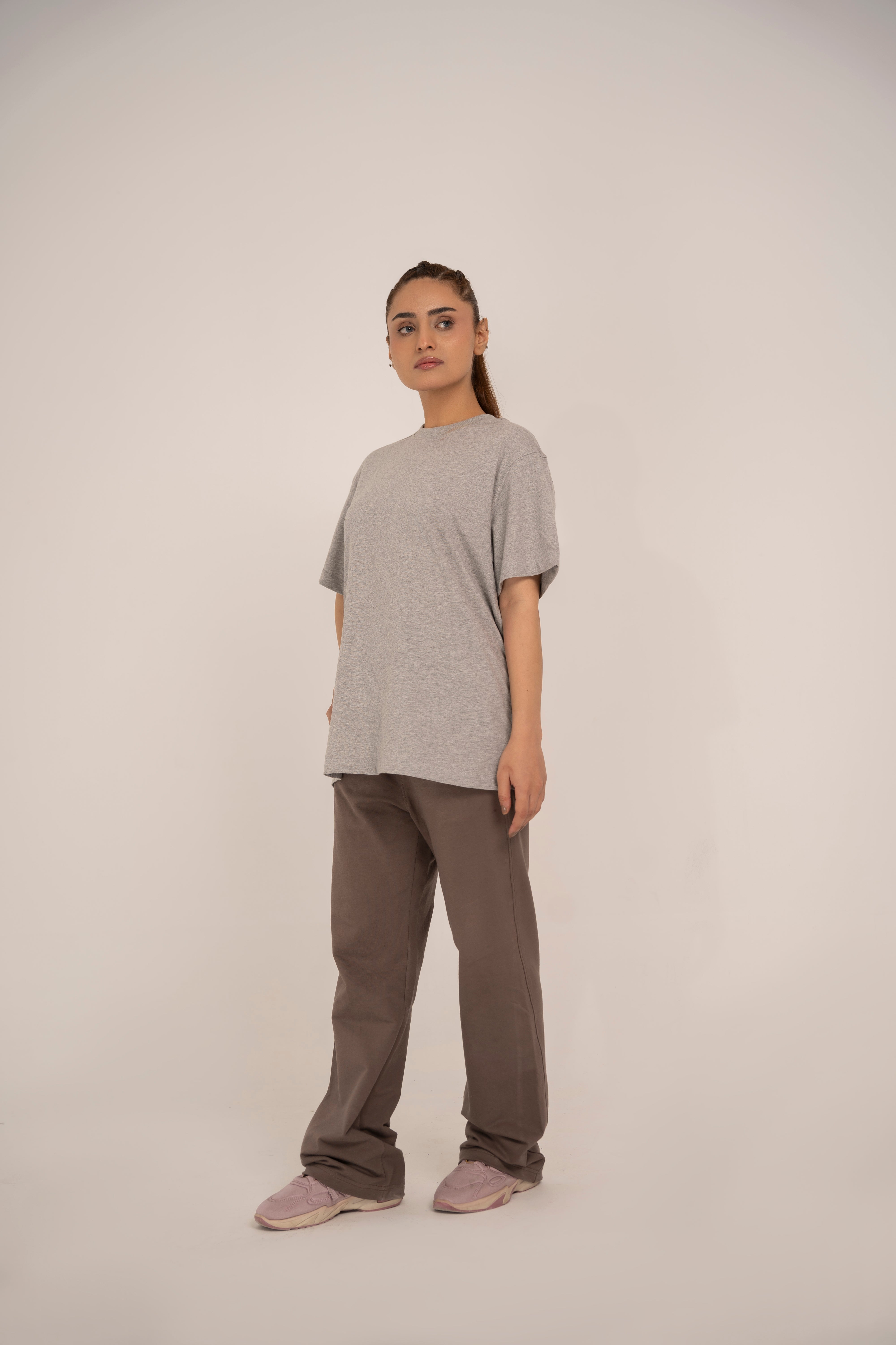Relaxed T-Shirt in Heather Grey