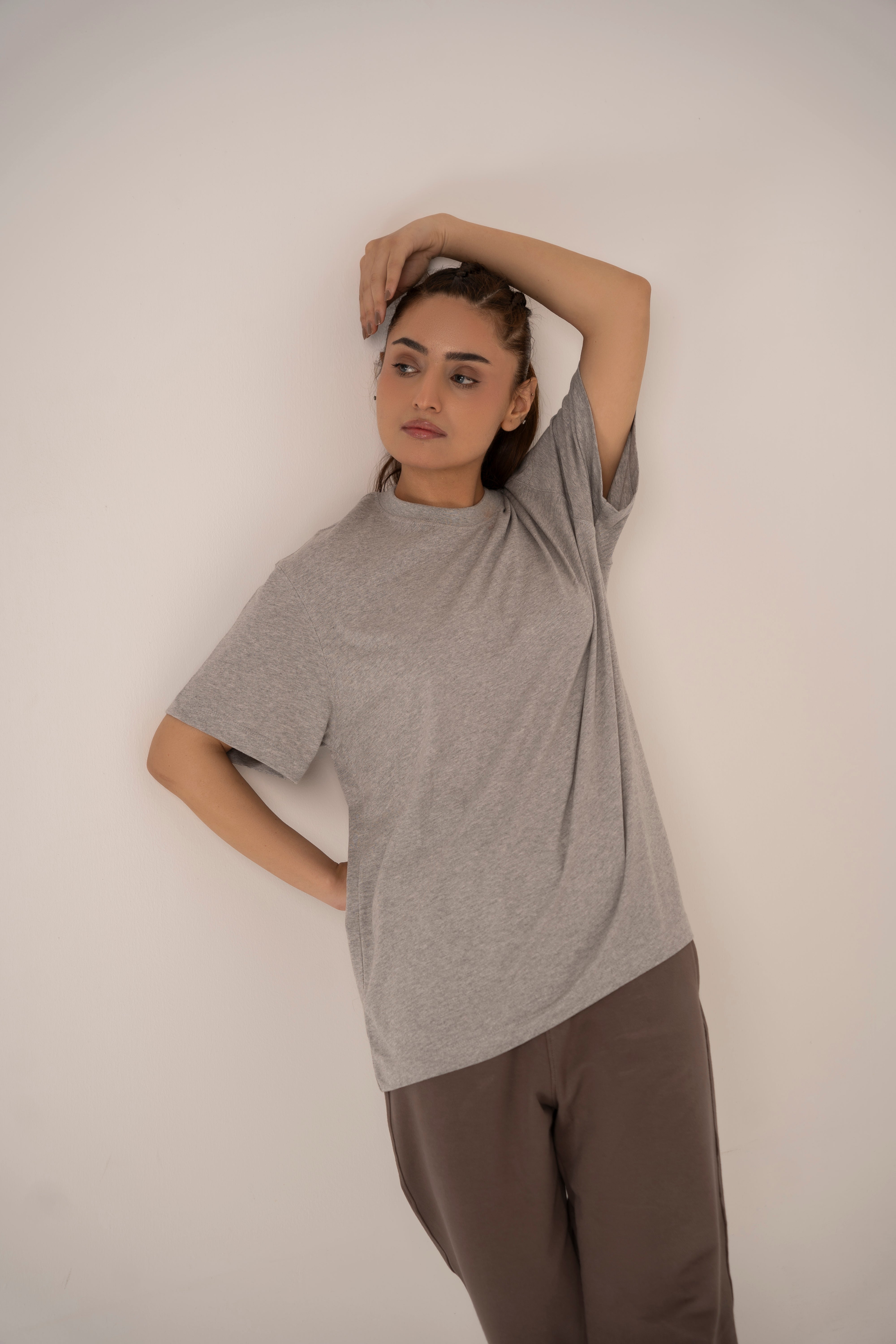 Relaxed T-Shirt in Heather Grey