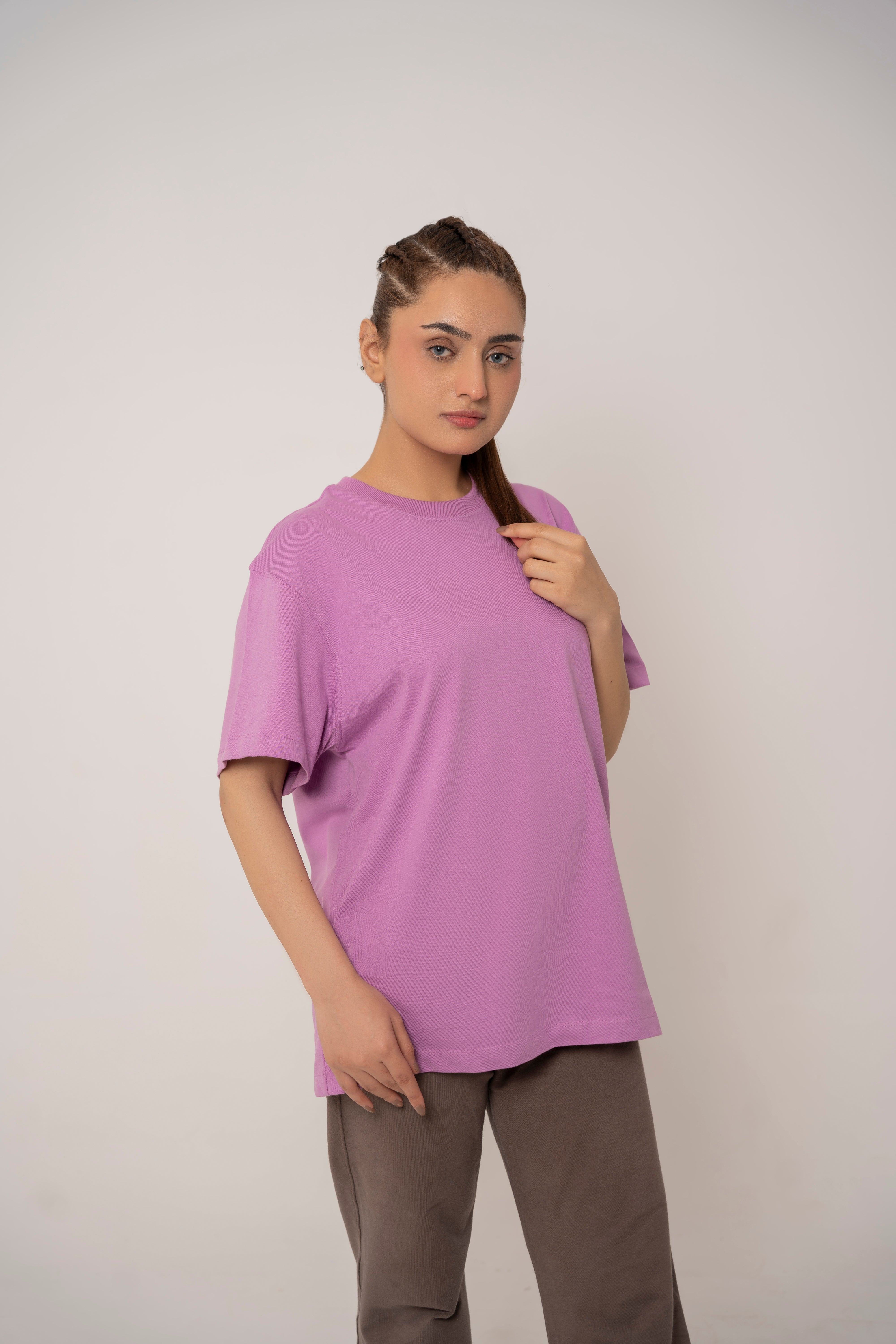 Relaxed T-Shirt in Orchid