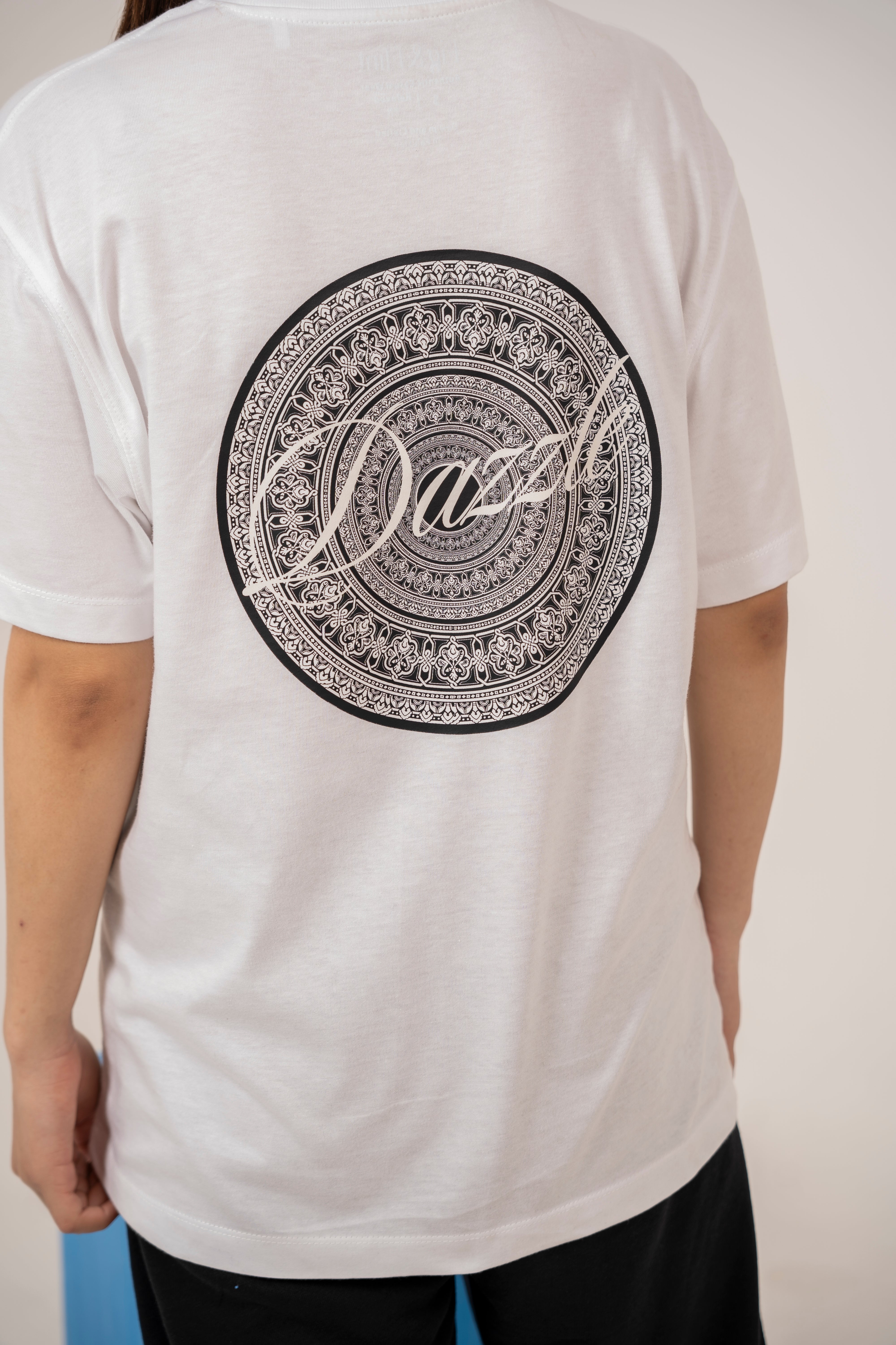 Self Made Club - Dazzle White Relaxed T-Shirt For Women