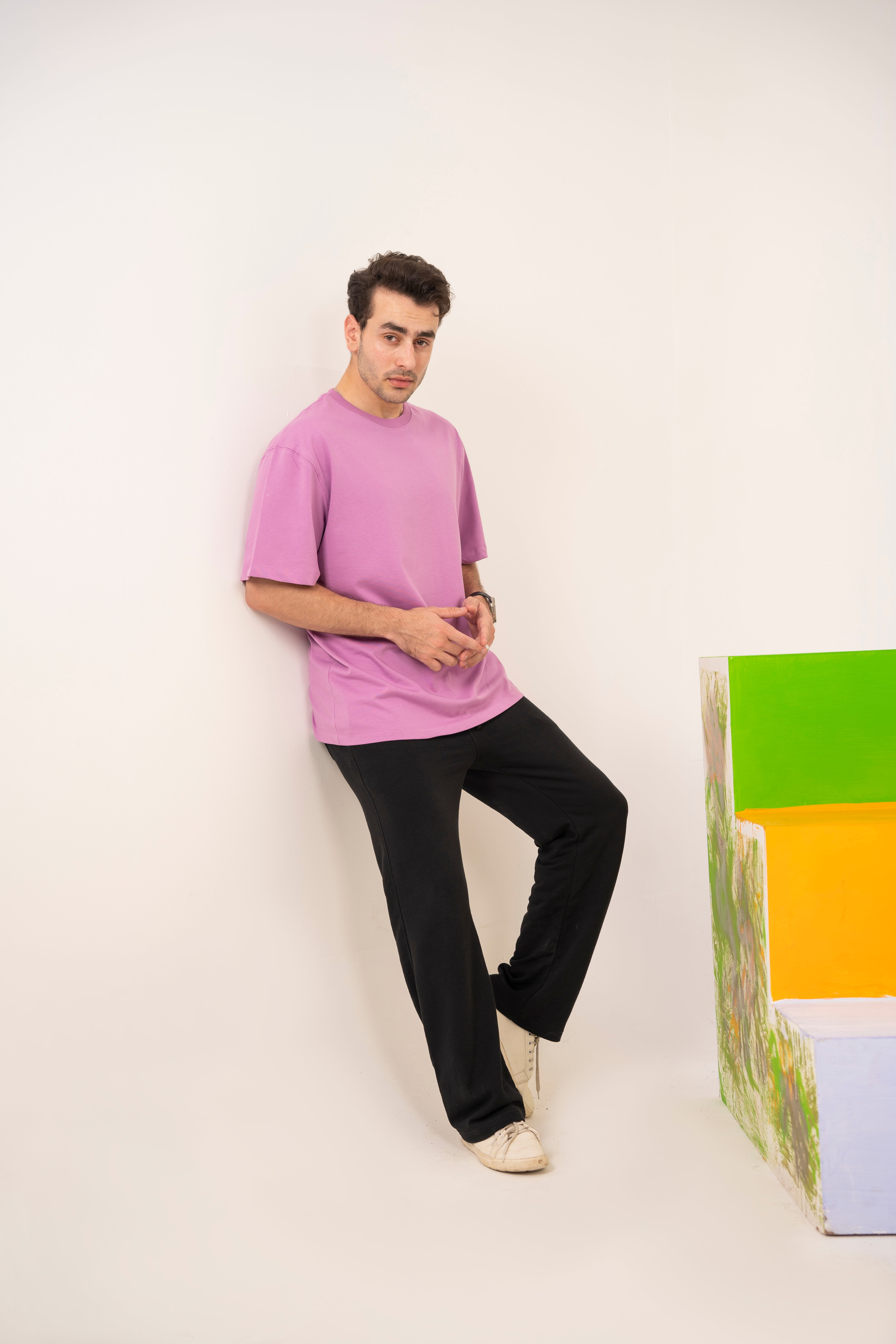 Relaxed T-Shirt in Orchid