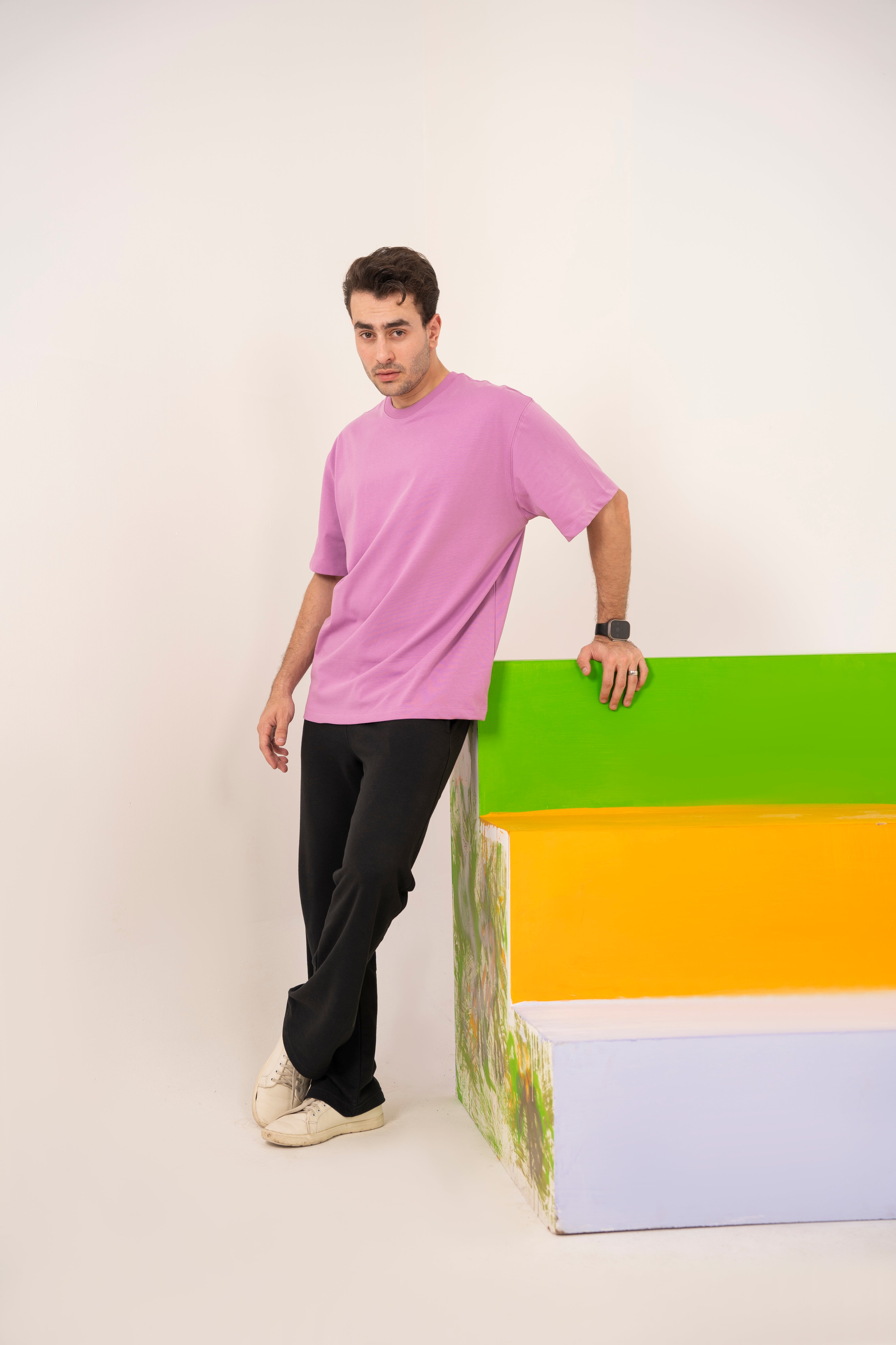 Relaxed T-Shirt in Orchid